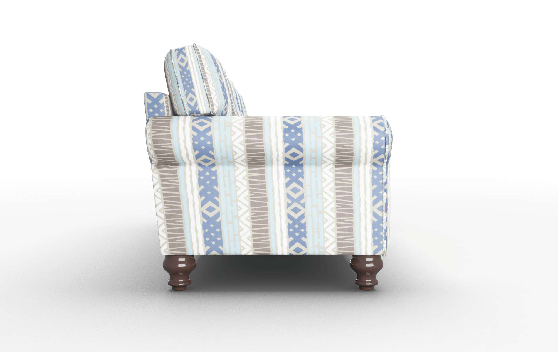 Farah Bodhi Indigo Sofa espresso legs 3
