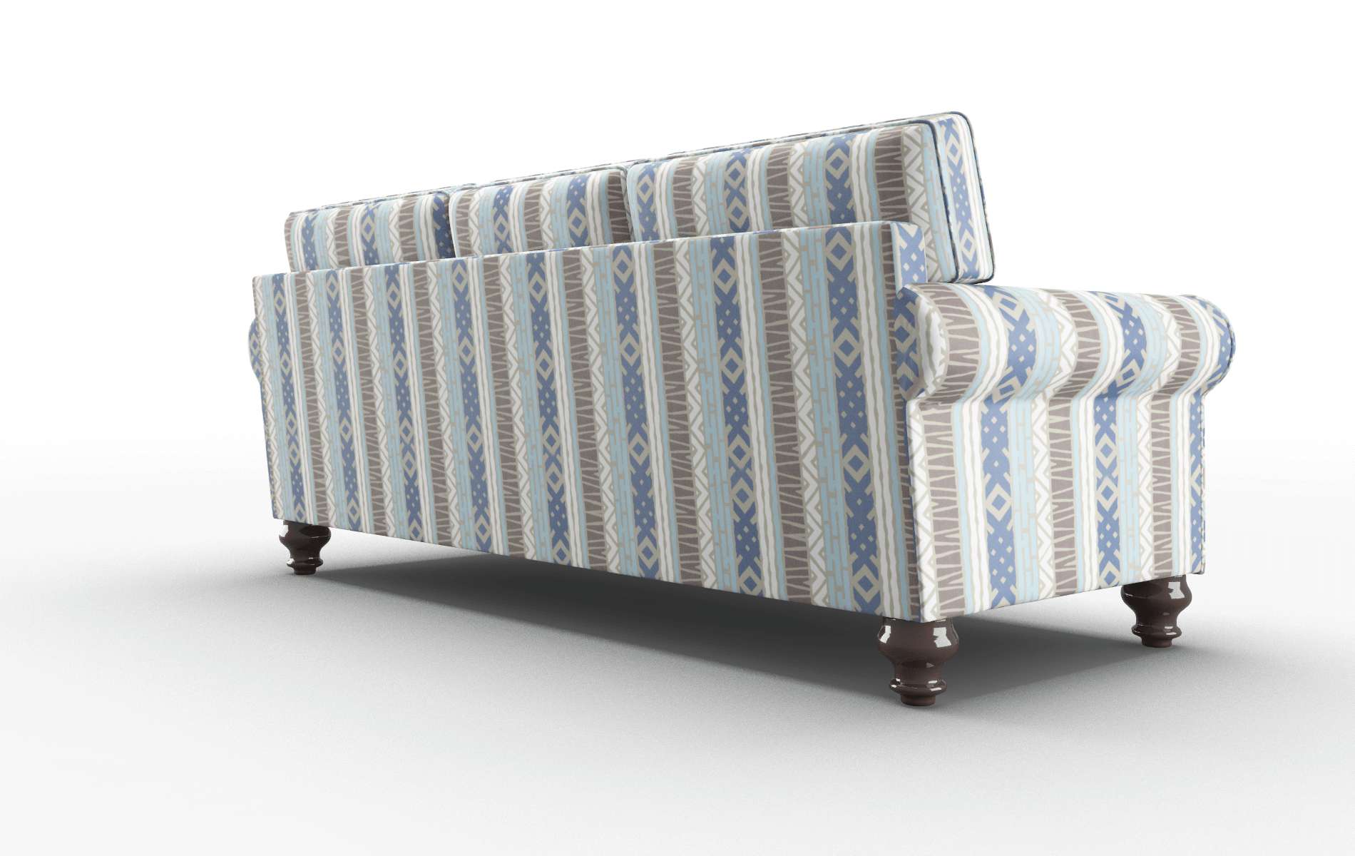 Farah Bodhi Indigo Sofa espresso legs 5