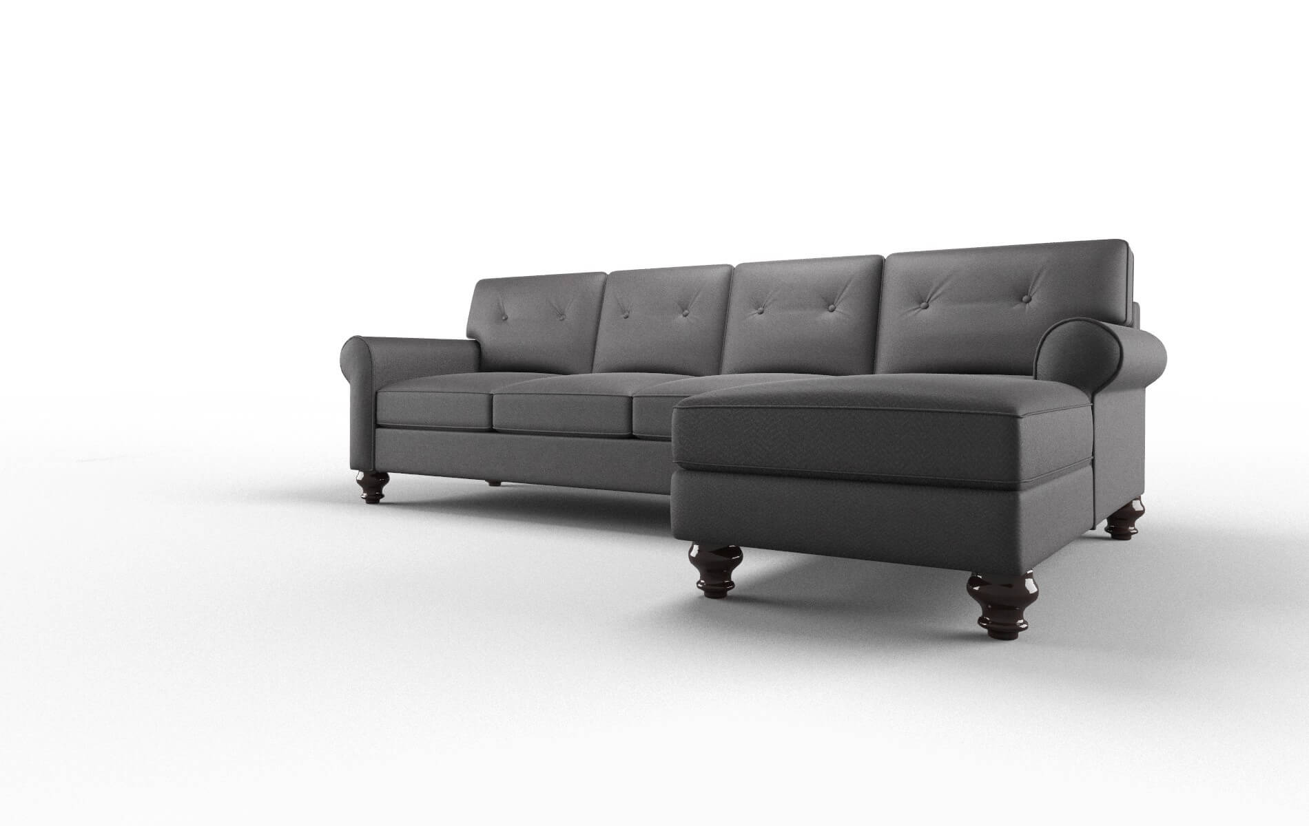 Farah Catalina Charcoal Panel espresso legs 4