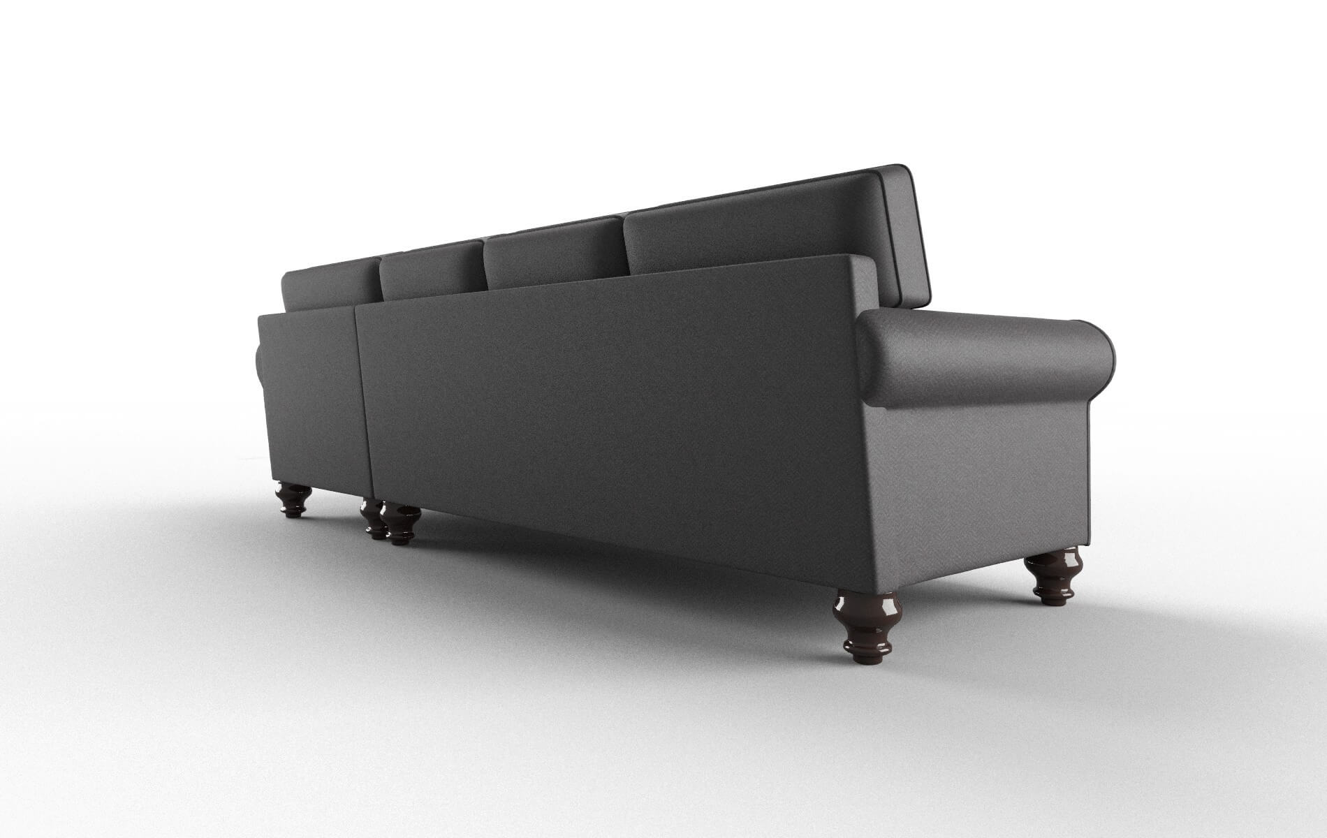 Farah Catalina Charcoal Panel espresso legs 5