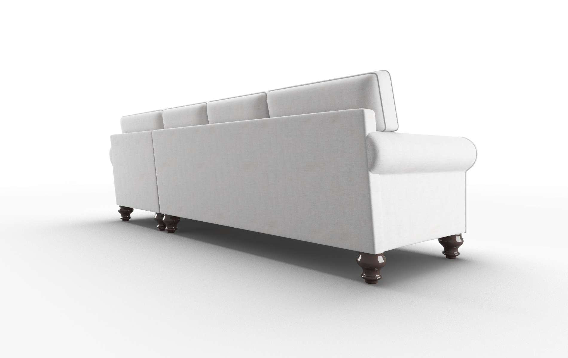 Farah Catalina Ivory Panel espresso legs 5