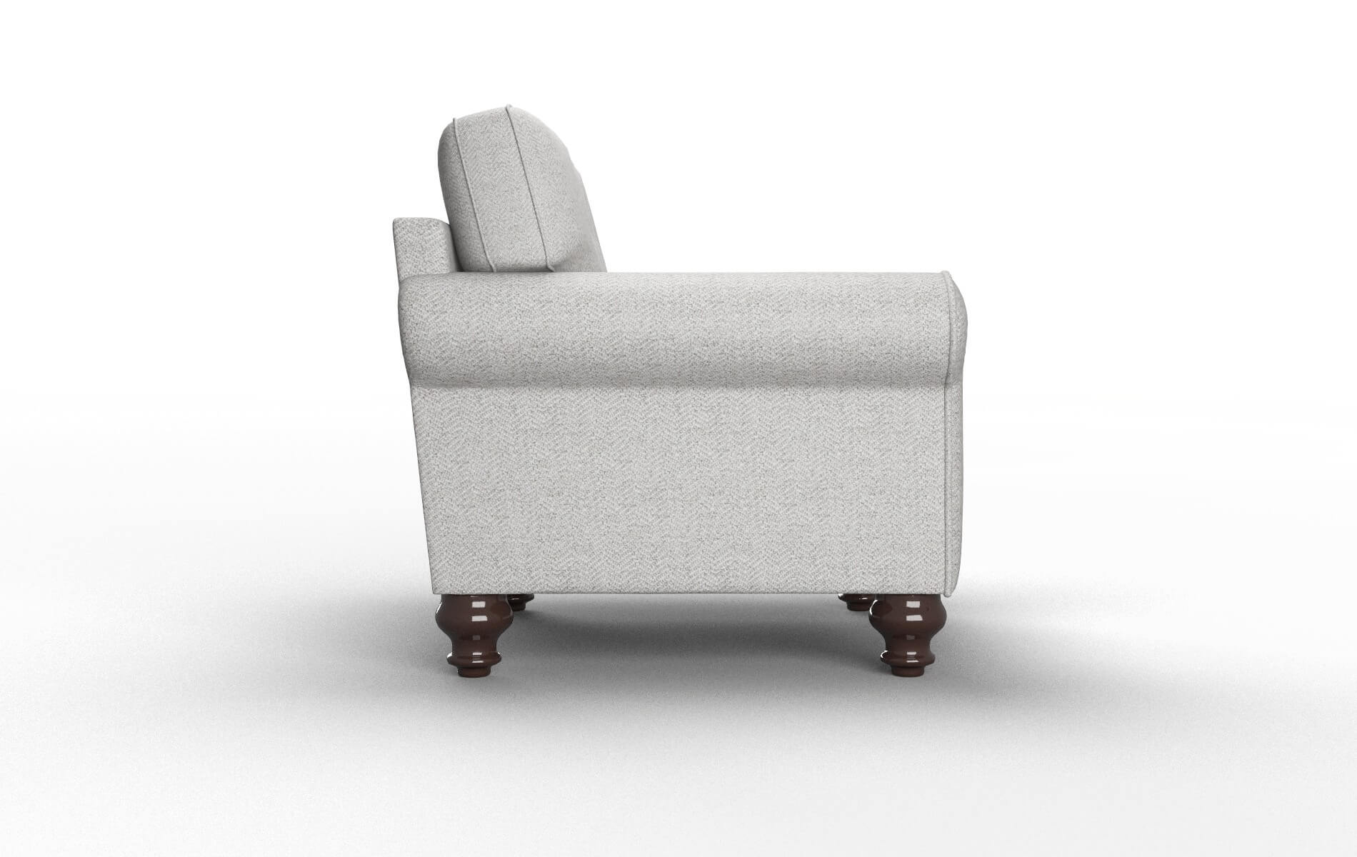 Farah Catalina Silver Chair espresso legs 3