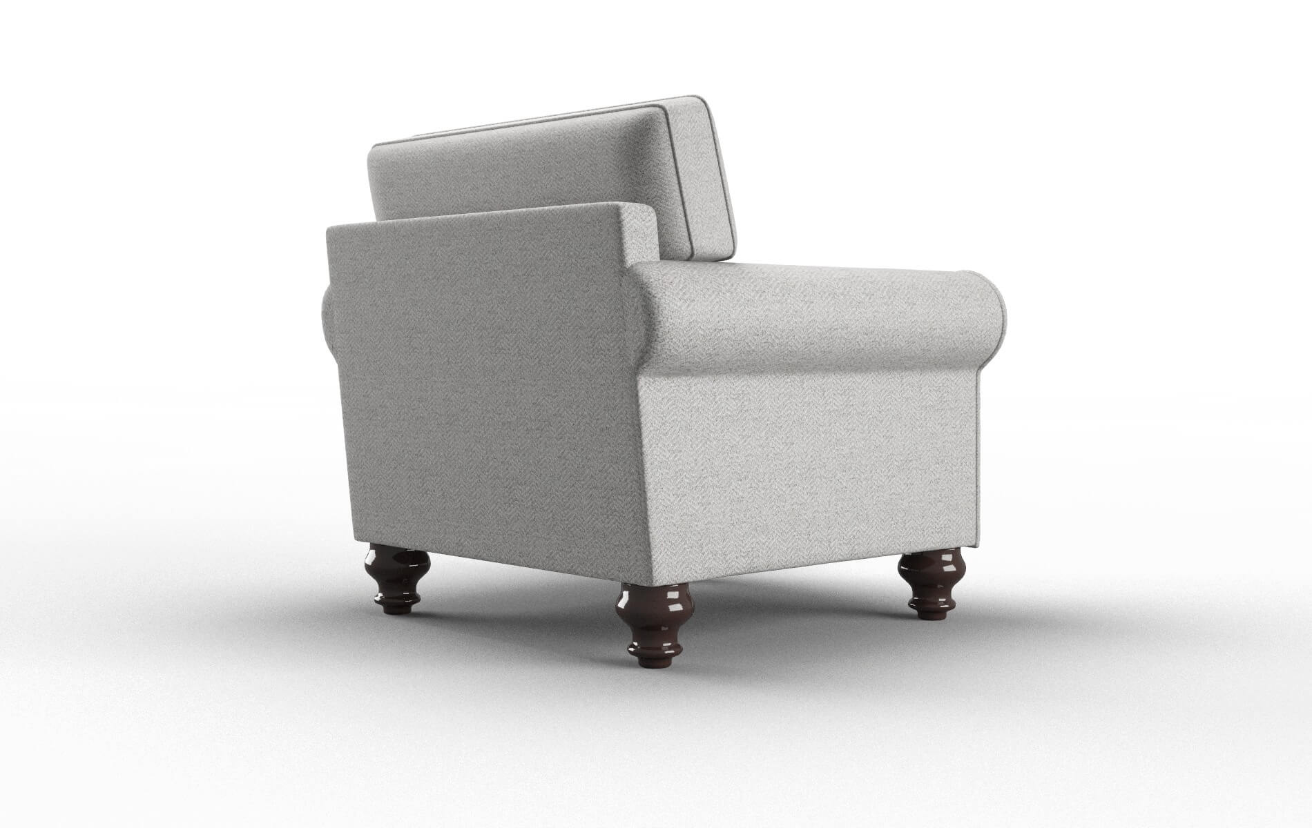 Farah Catalina Silver Chair espresso legs 5