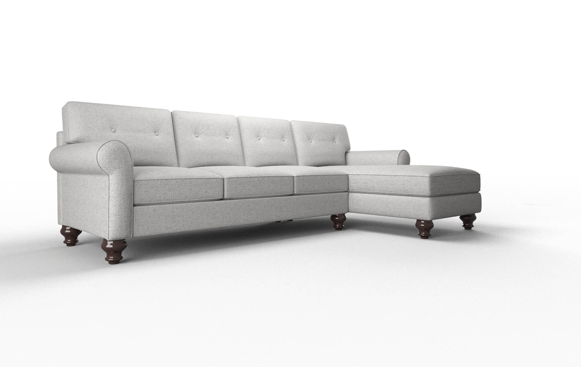 Farah Catalina Silver Panel espresso legs 2