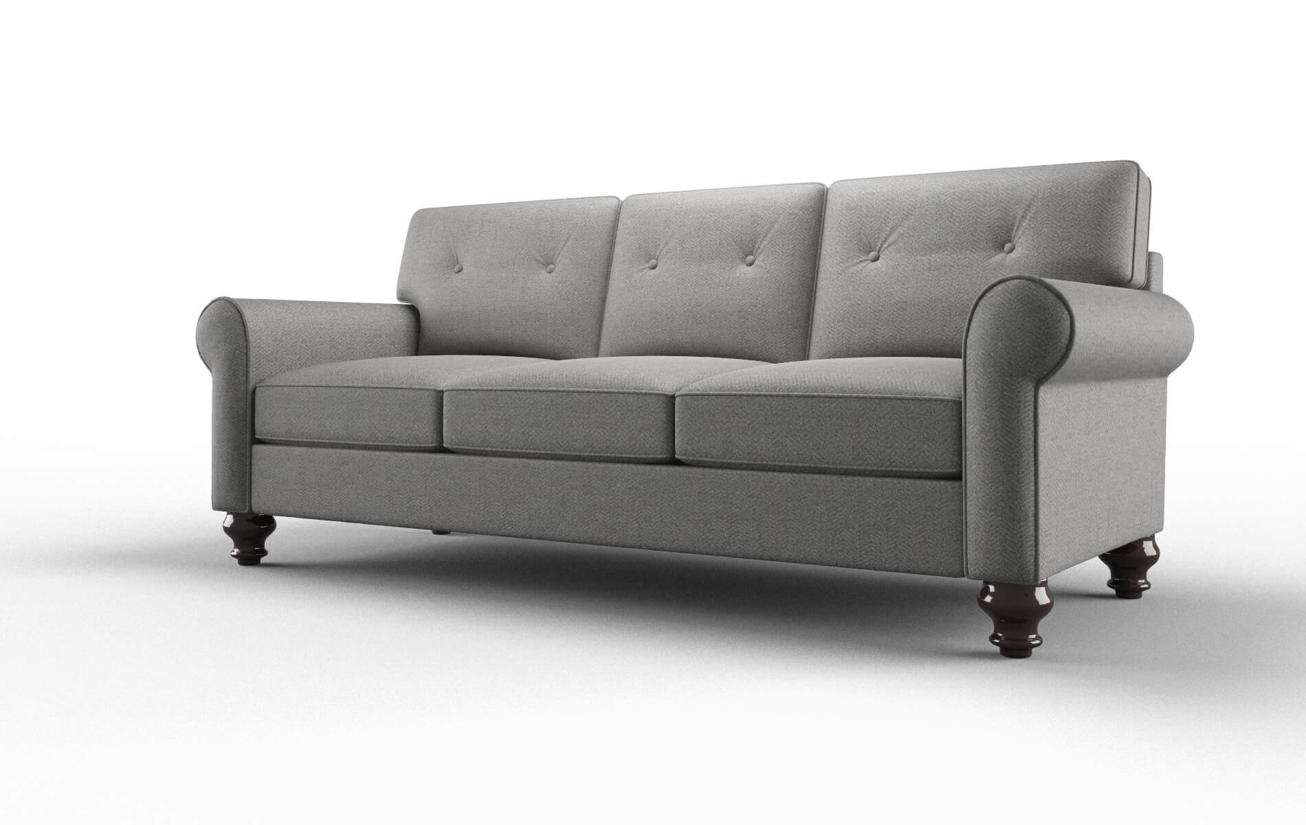 Farah Catalina Steel Sofa espresso legs 4