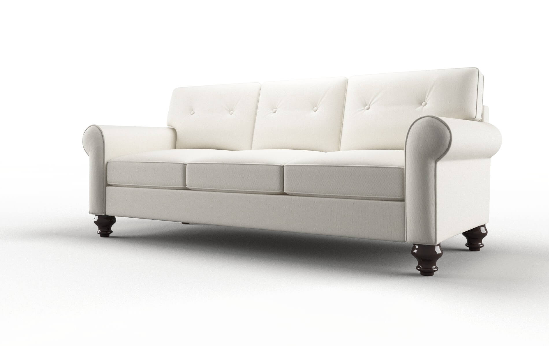 Farah Chance Bone Sofa espresso legs 4