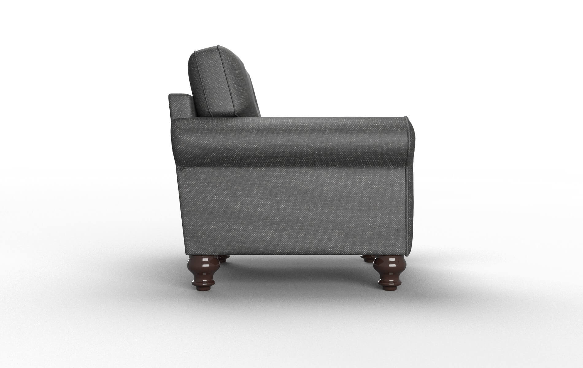 Farah Chance Denim Chair espresso legs 3