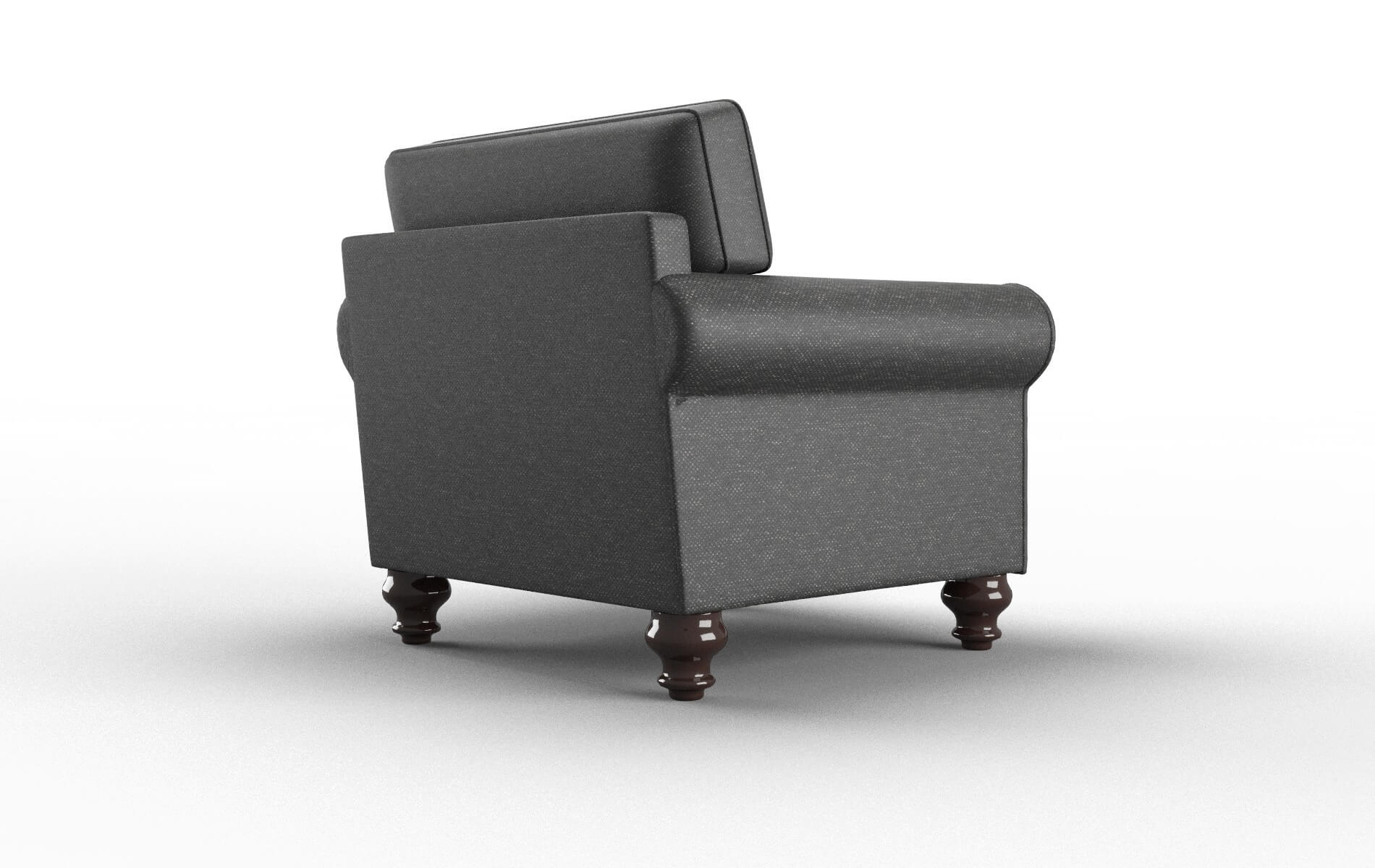 Farah Chance Denim Chair espresso legs 5