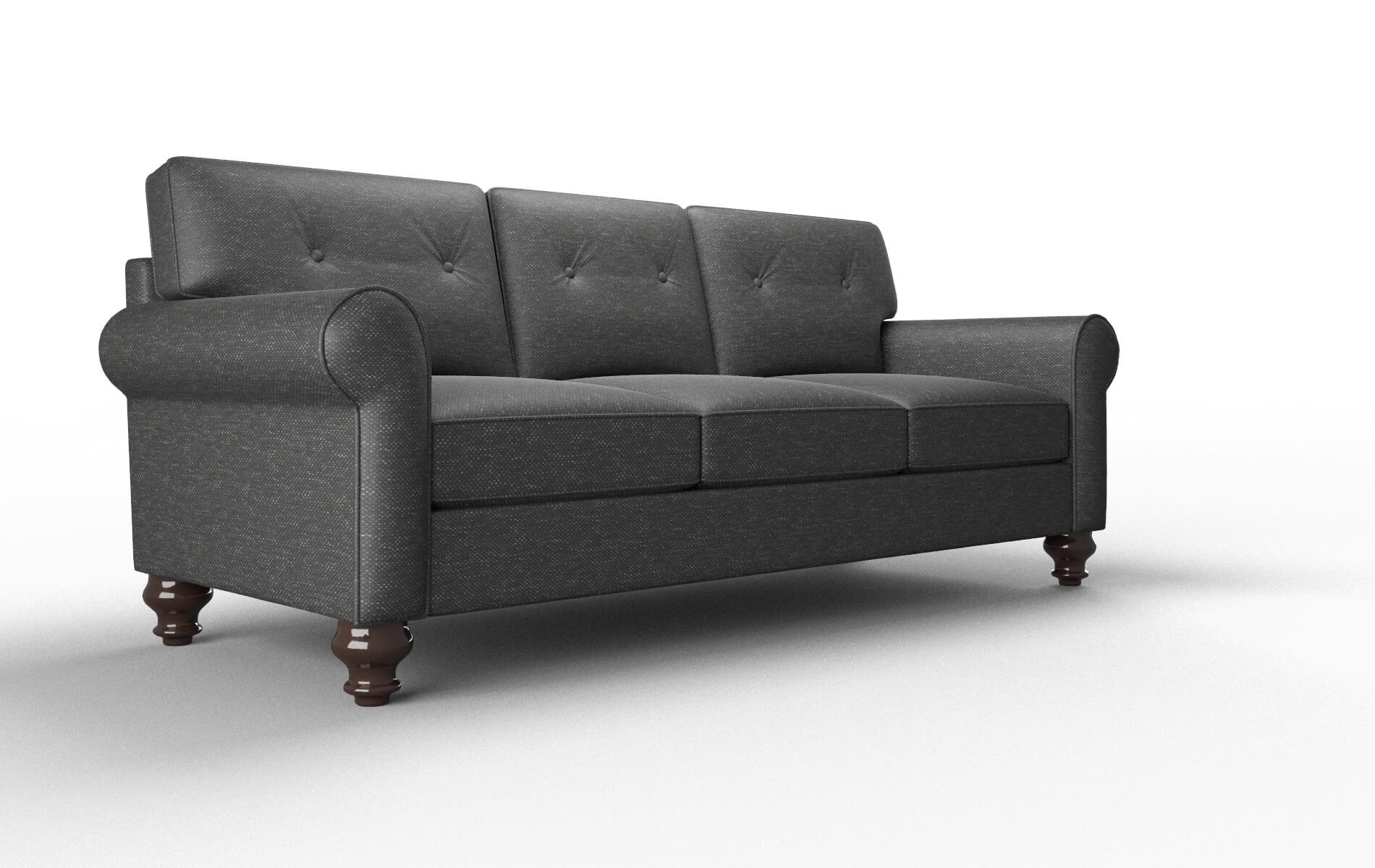 Farah Chance Denim Sofa espresso legs 2