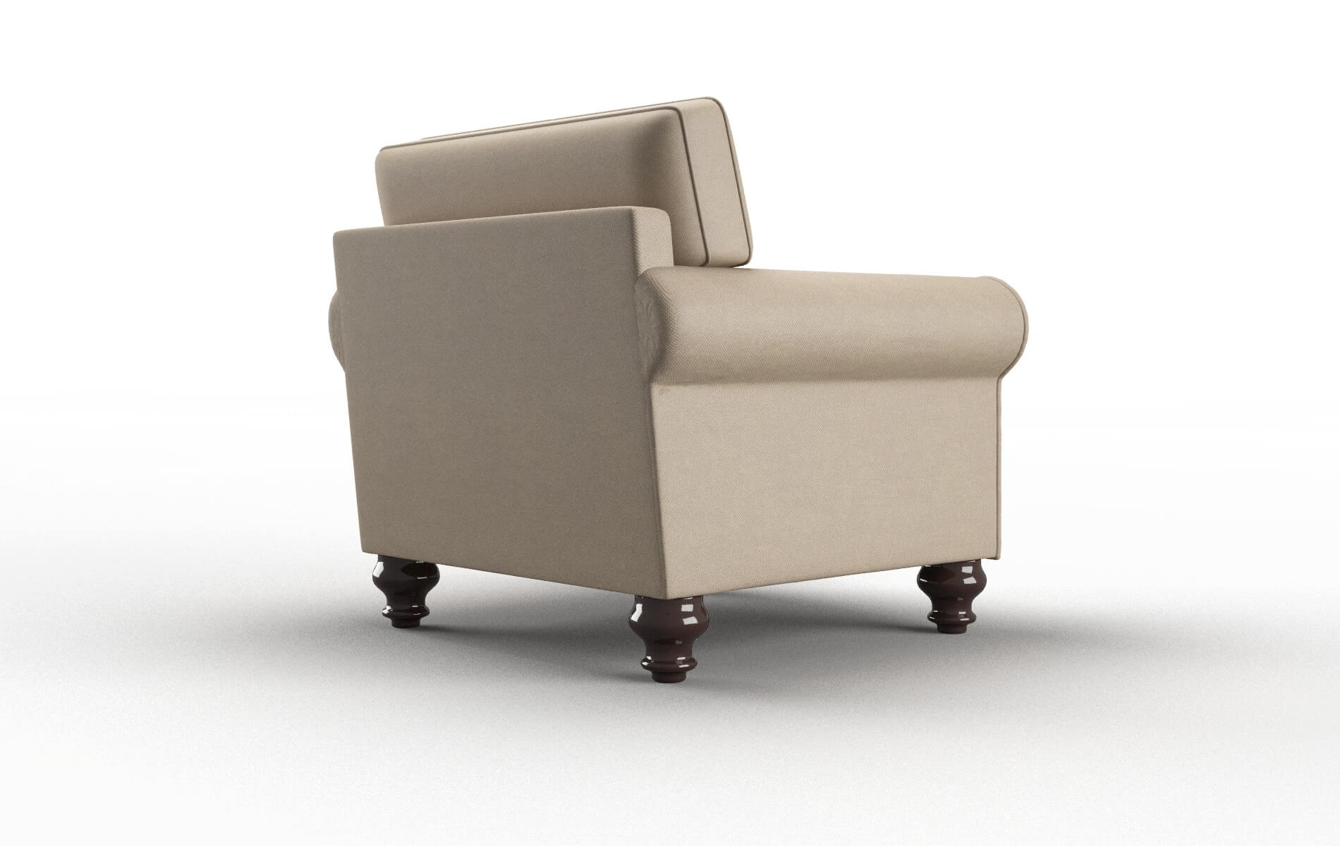 Farah Chance Platinum Chair espresso legs 5