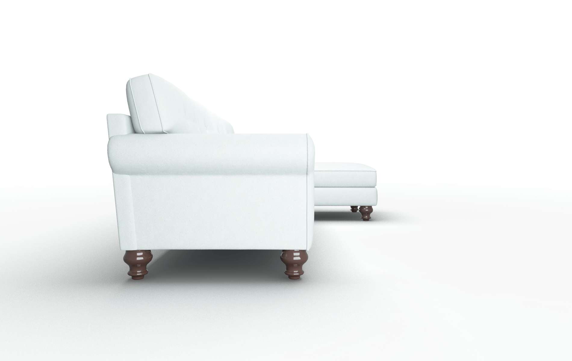 Farah Clyde Cornflower Panel espresso legs 3