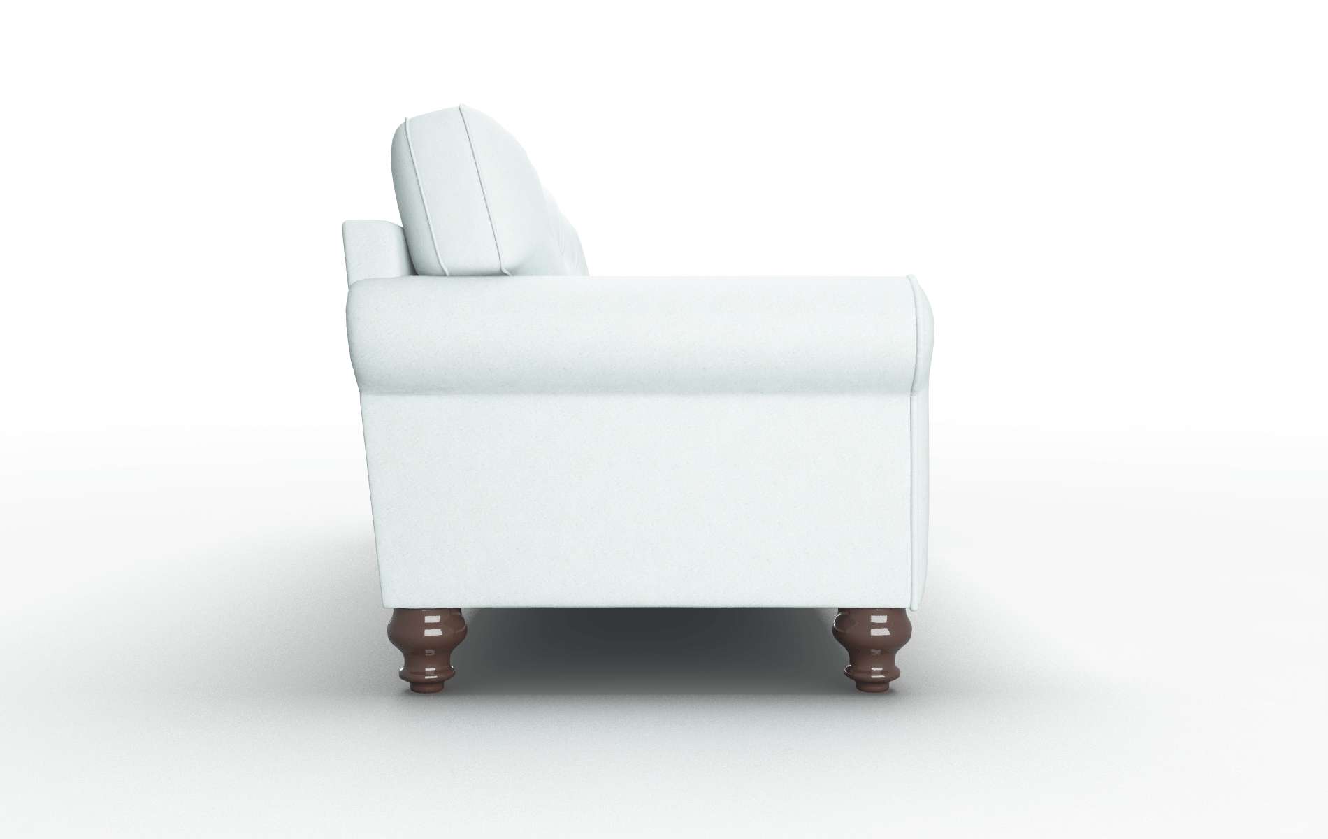 Farah Clyde Cornflower Sofa espresso legs 3