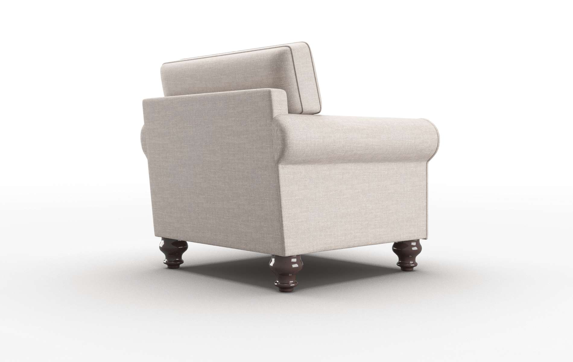 Farah Clyde Dolphin Chair espresso legs 5