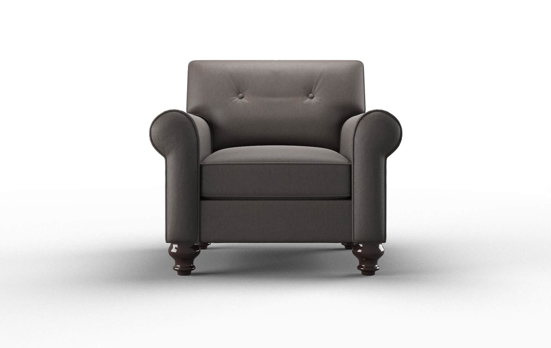 Farah Cosmo chocolate Chair Espresso Legs  1