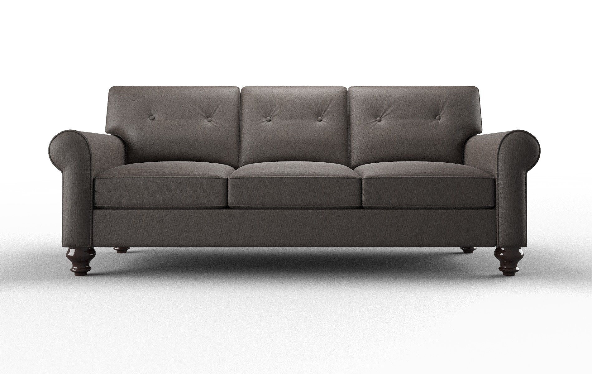 Farah Cosmo Chocolate Sofa espresso legs 1