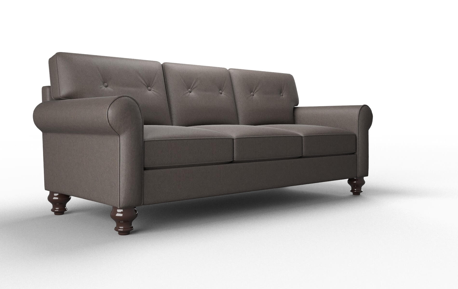 Farah Cosmo Chocolate Sofa espresso legs 2