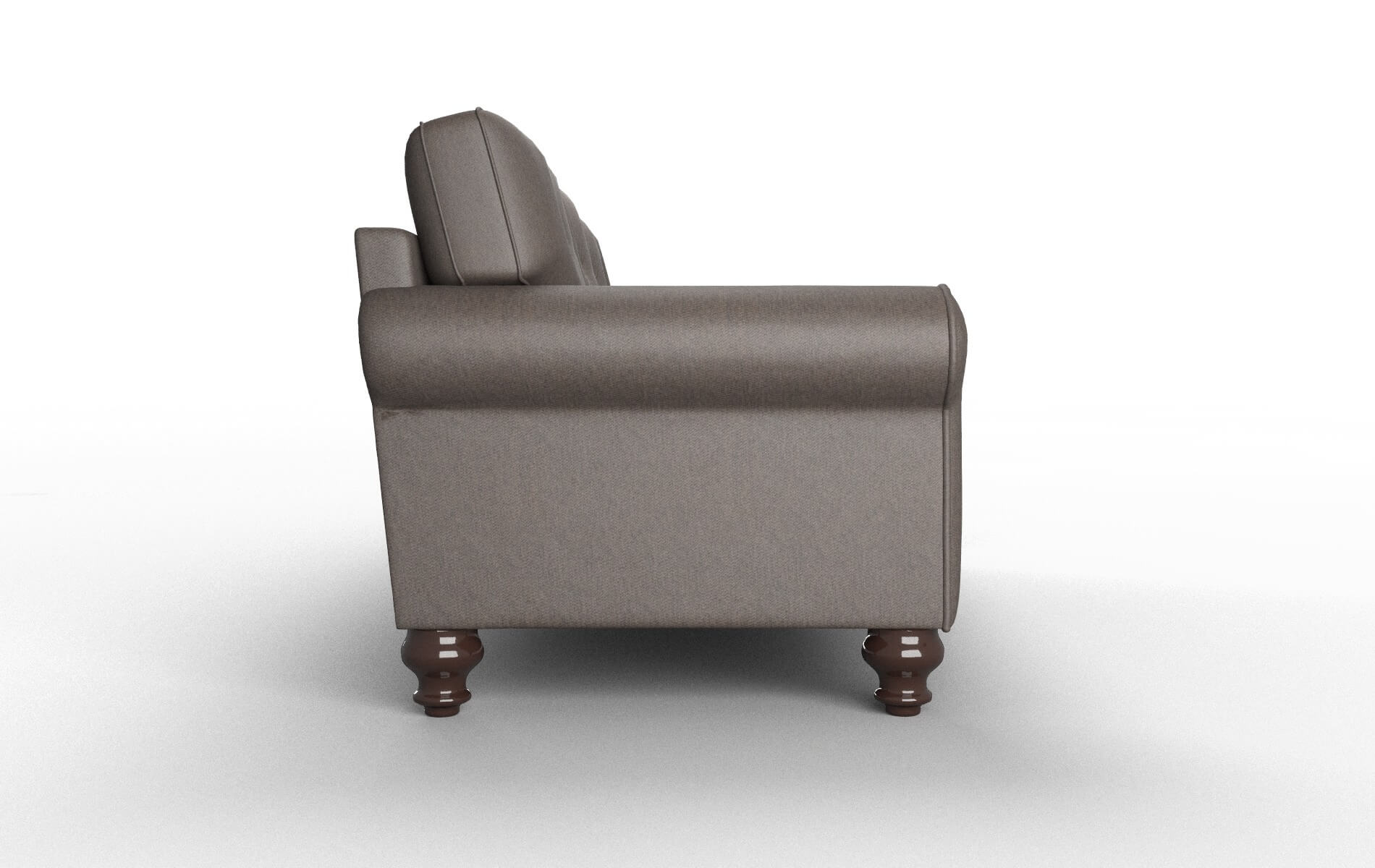 Farah Cosmo Chocolate Sofa espresso legs 3