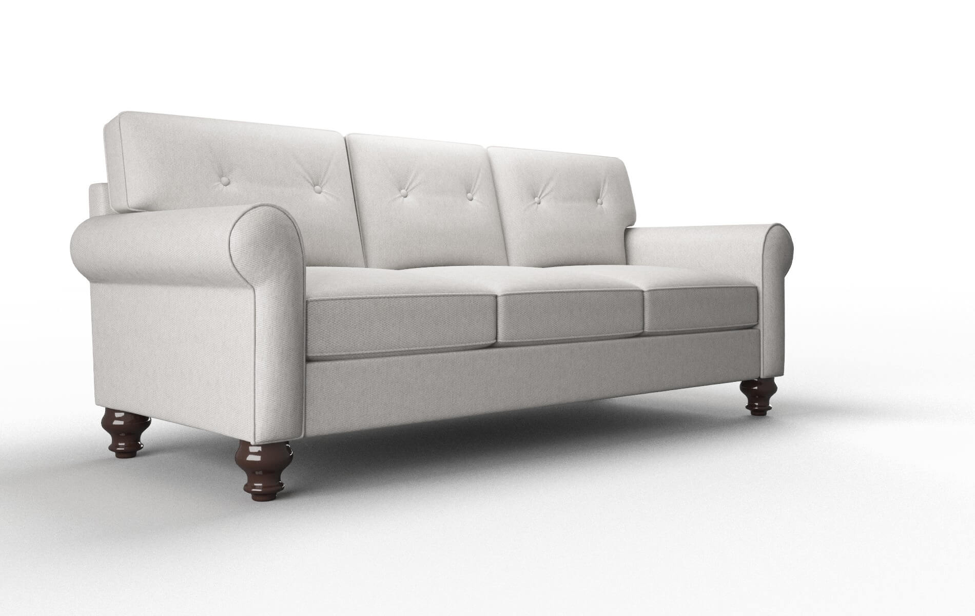 Farah Cosmo Silver Sofa espresso legs 2
