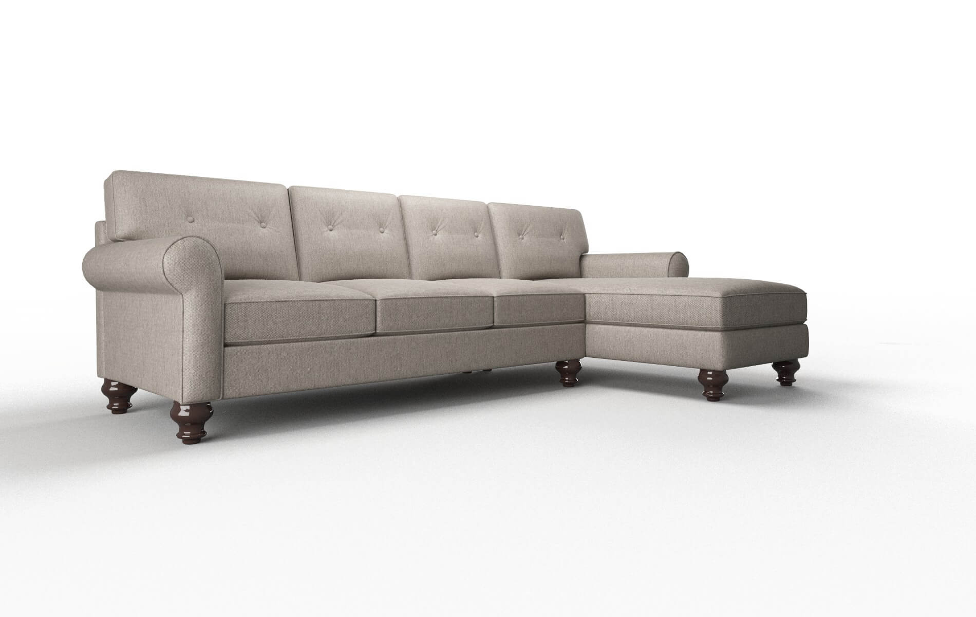 Farah Cosmo Taupe Panel espresso legs 2