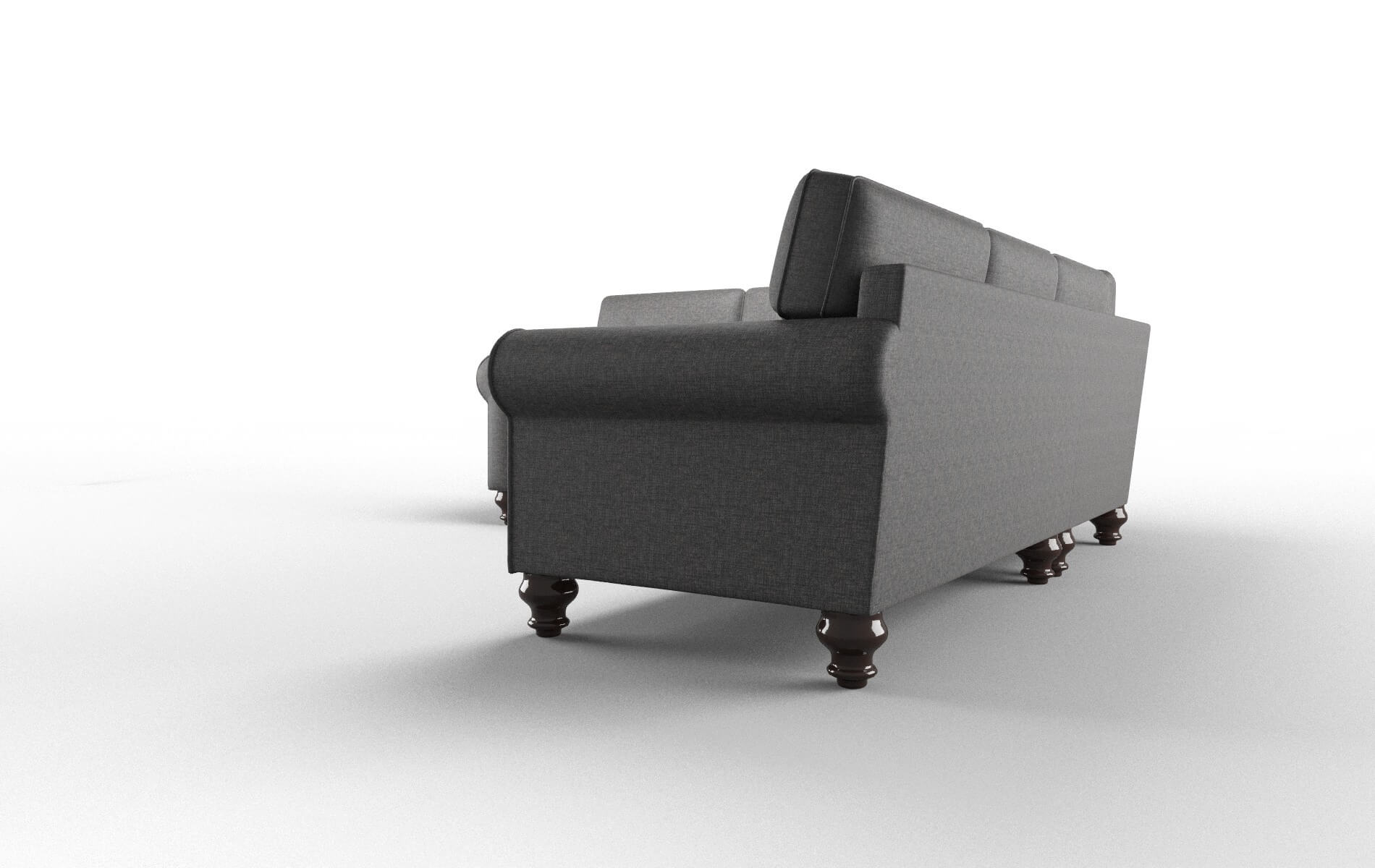 Farah Curious Eclipse Sectional espresso legs 4