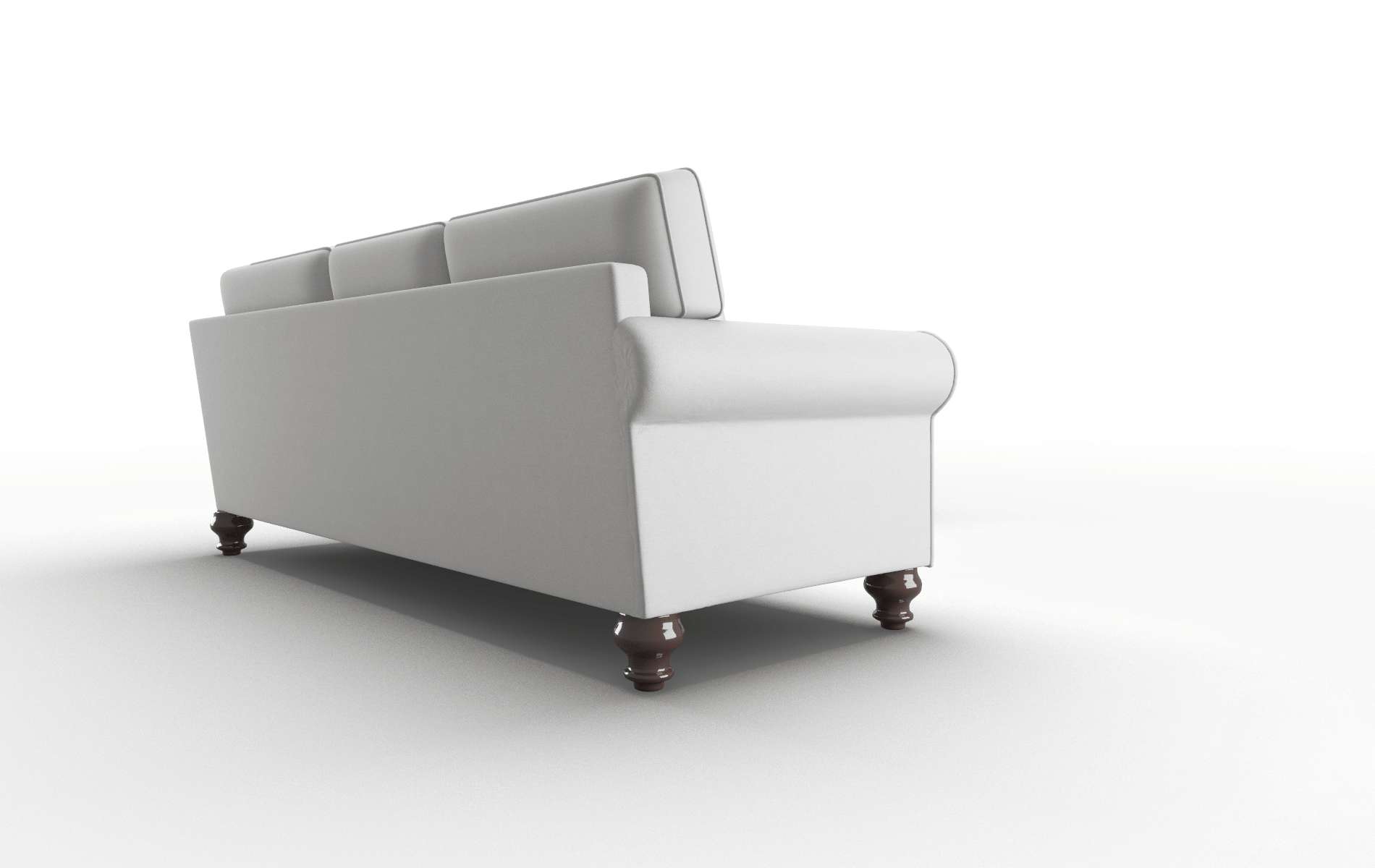 Farah Dawson Platinum Sectional espresso legs 3