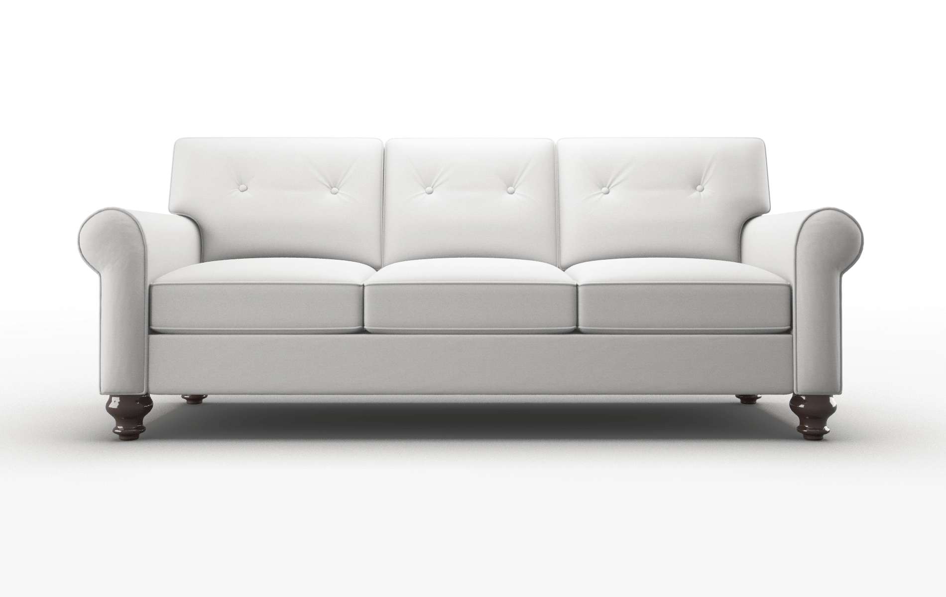 Farah Dawson Platinum Sofa espresso legs 1