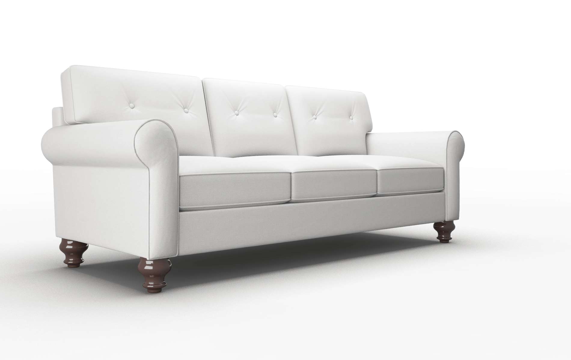 Farah Dawson Platinum Sofa espresso legs 2