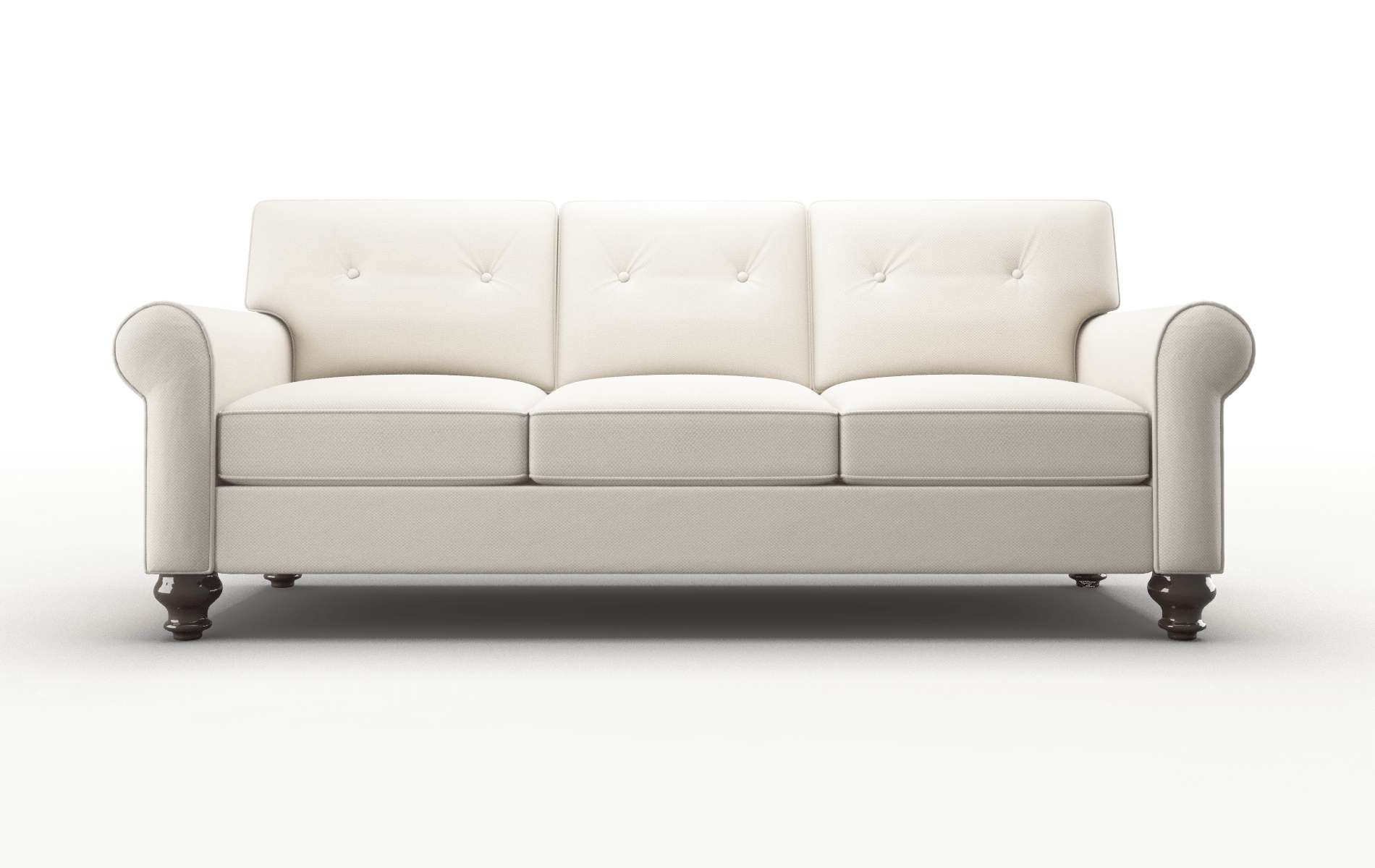 Farah Dawson Sand Sofa espresso legs 1