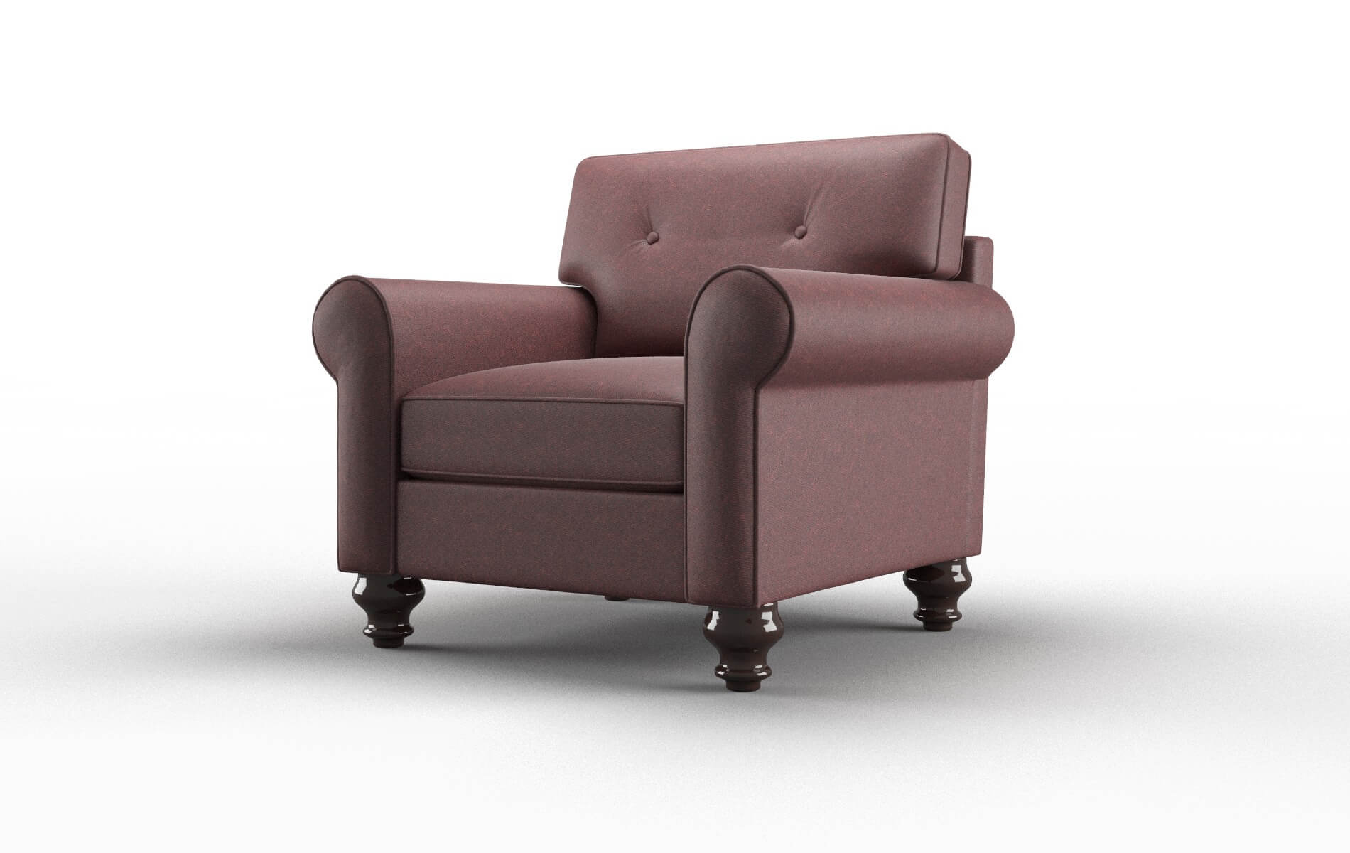 Farah Derby Berry Chair espresso legs 4