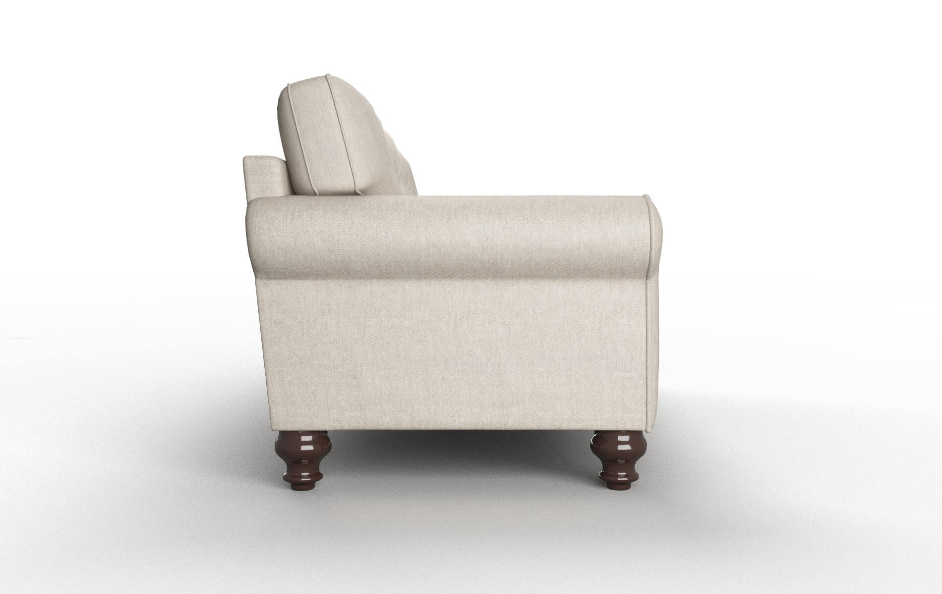 Farah Derby Linen Sofa espresso legs 3