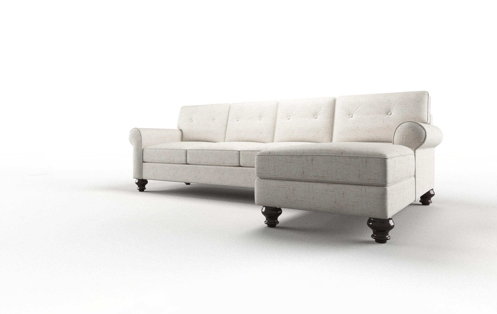 Farah Derby Taupe Panel espresso legs 4