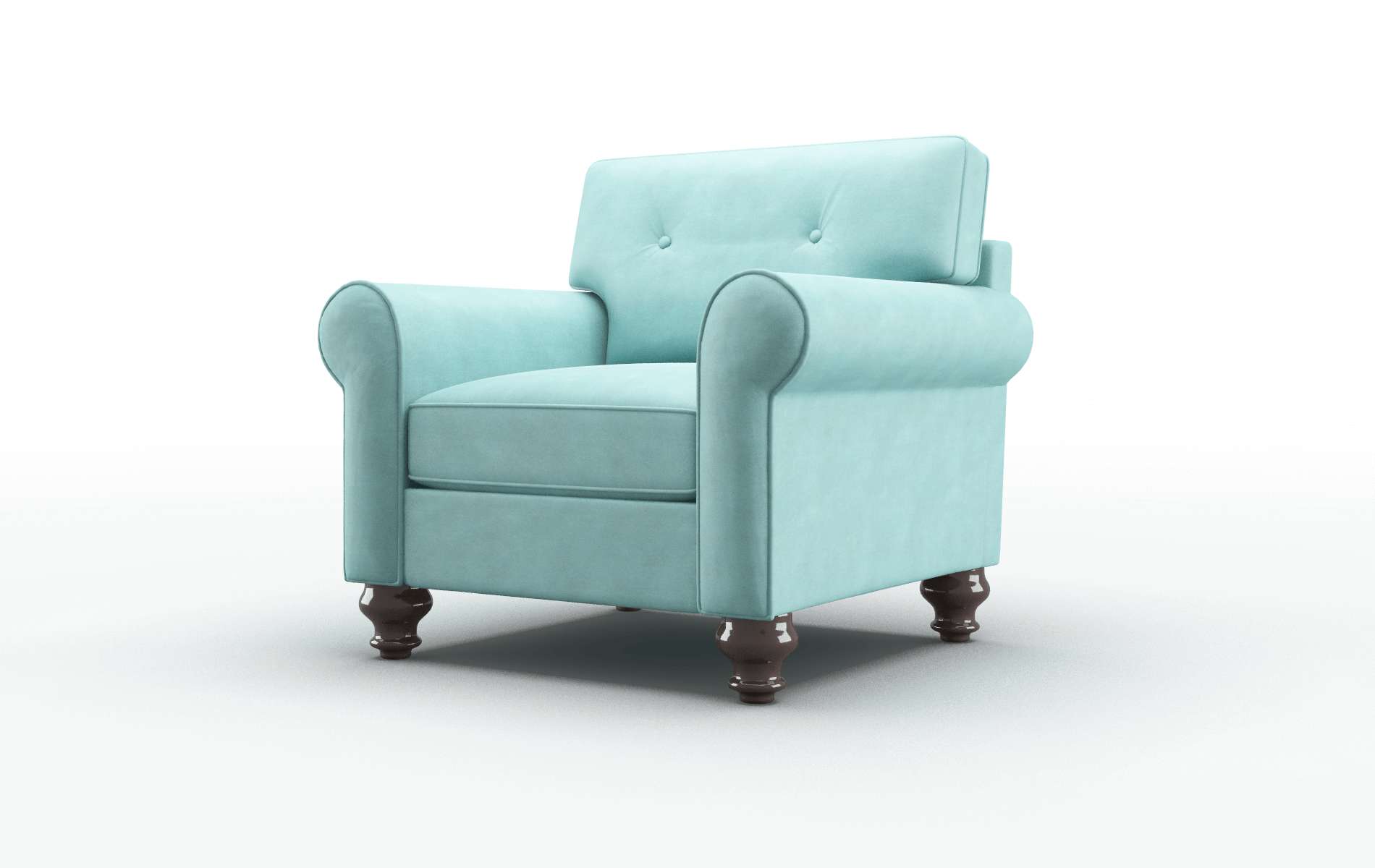 Farah Dream_d French_blue Chair espresso legs 4