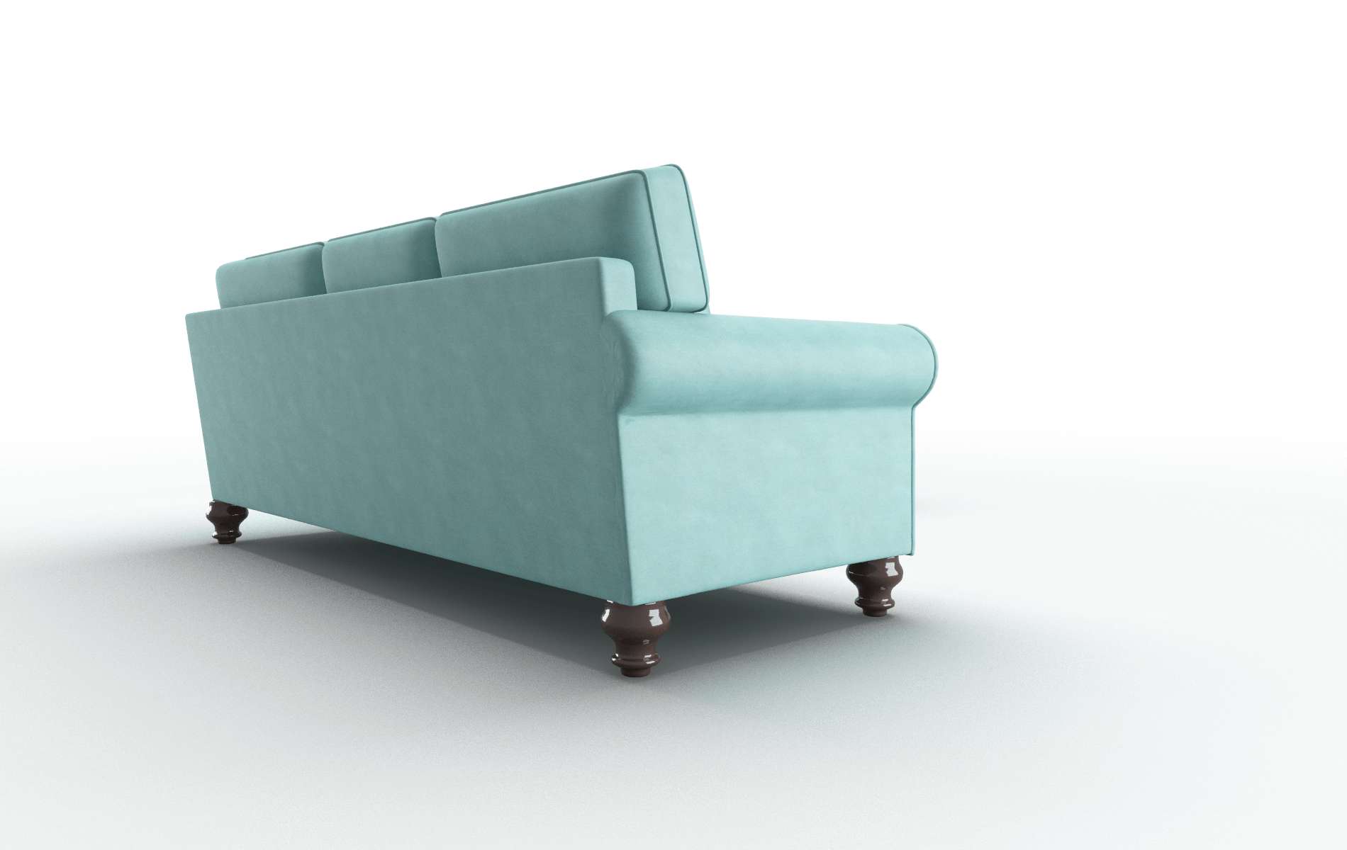 Farah Dream_d French_blue Sectional espresso legs 3