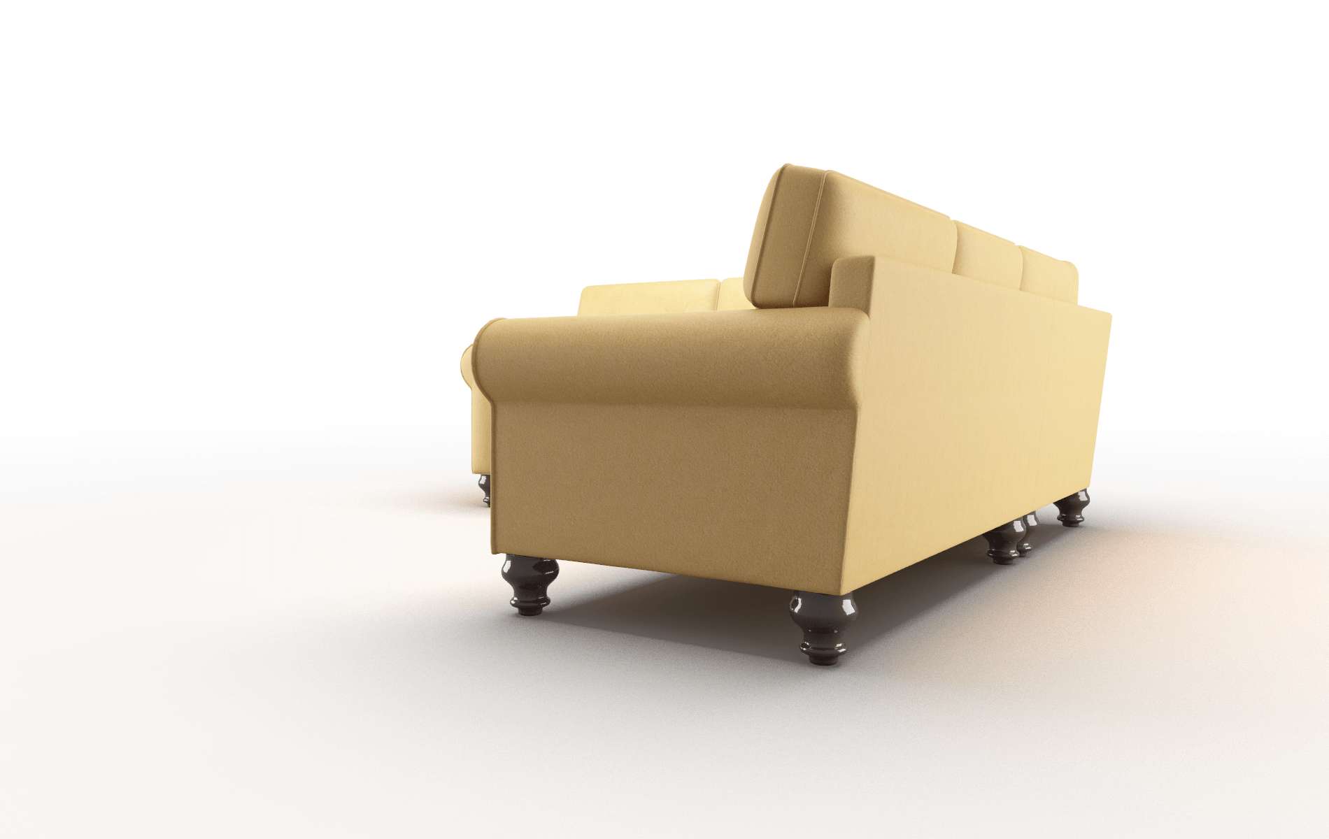 Farah Dream_d Sunflower Sectional espresso legs 4