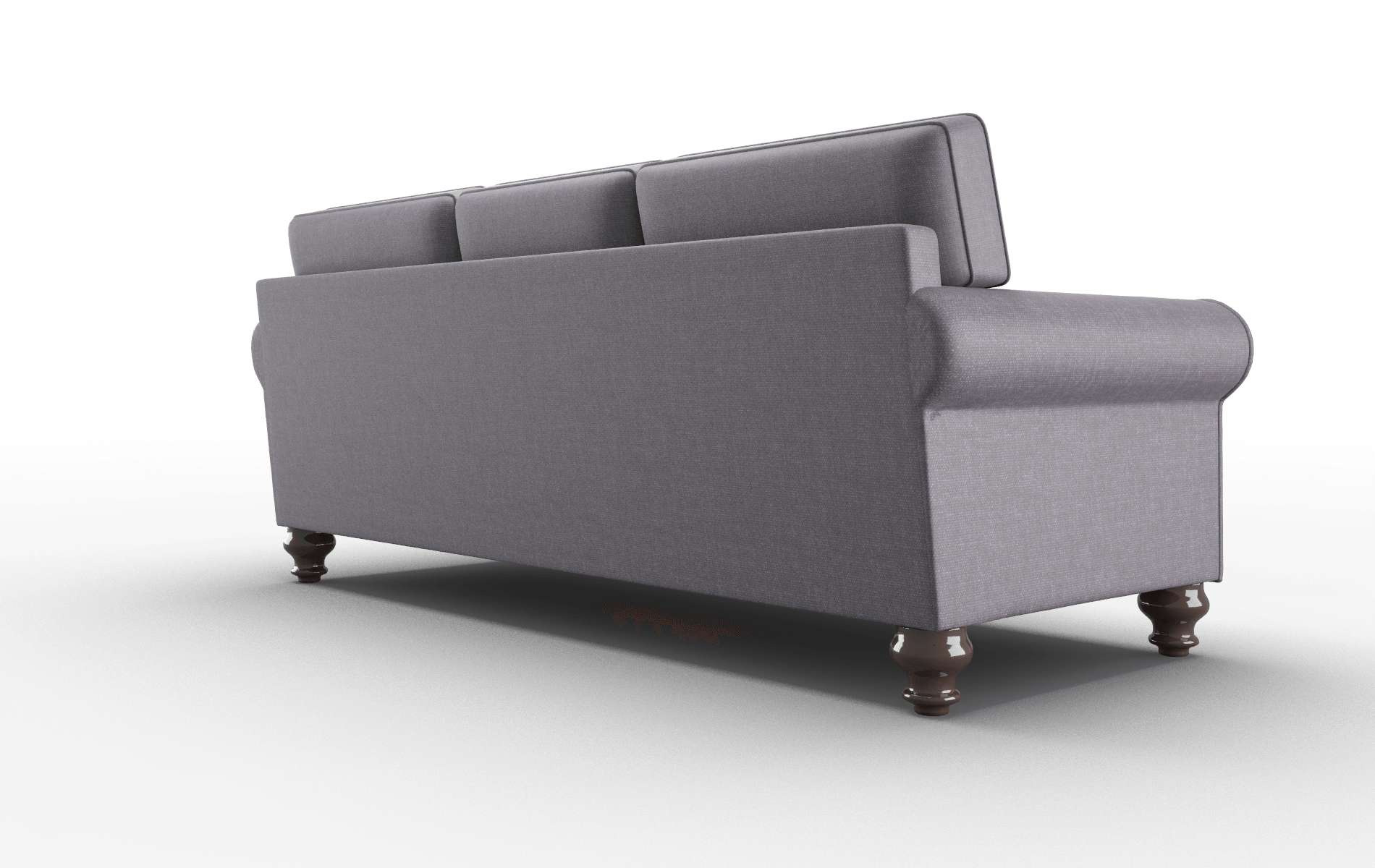 Farah Durham Ink Sofa espresso legs 5
