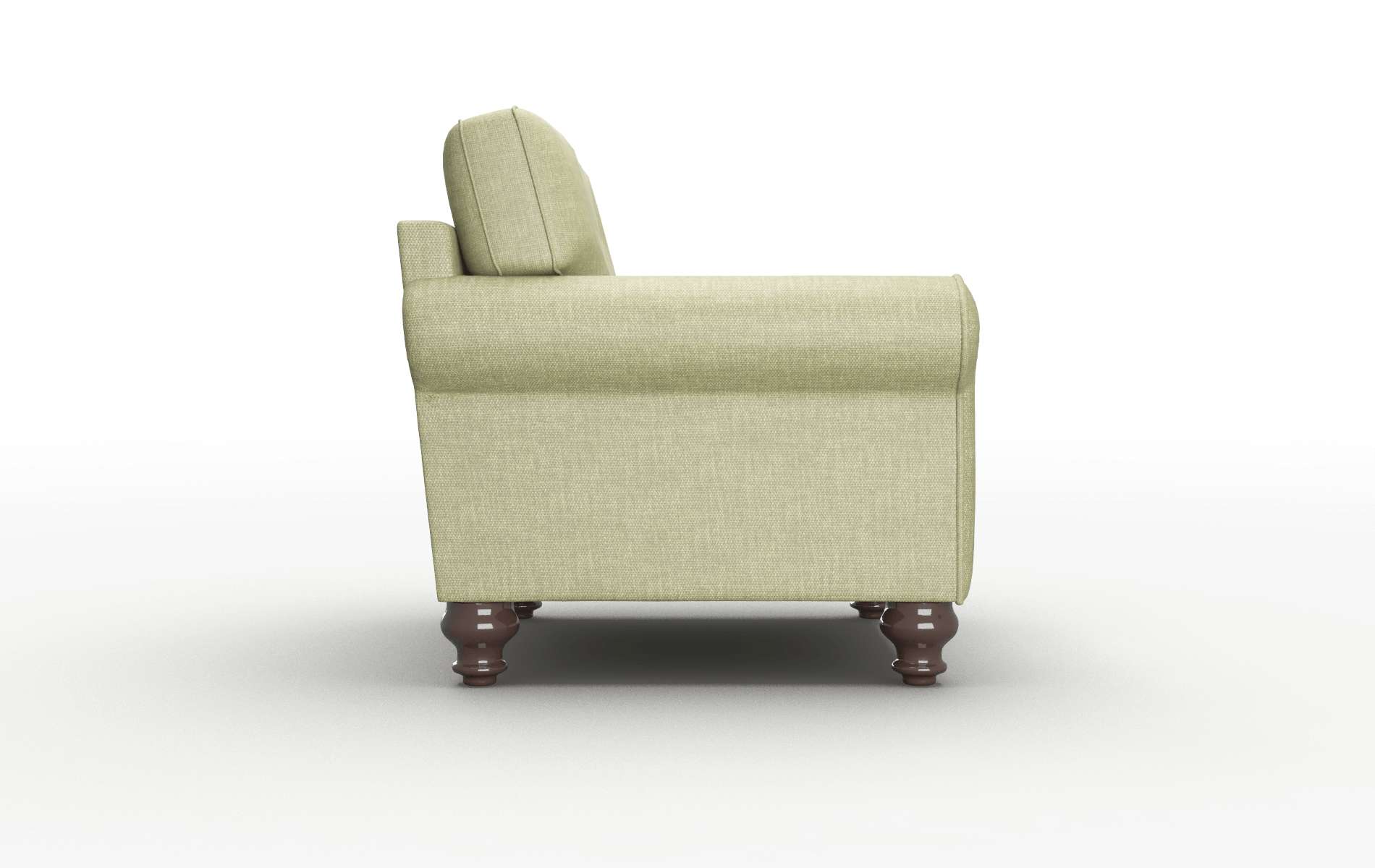 Farah Durham Lime Chair espresso legs 3
