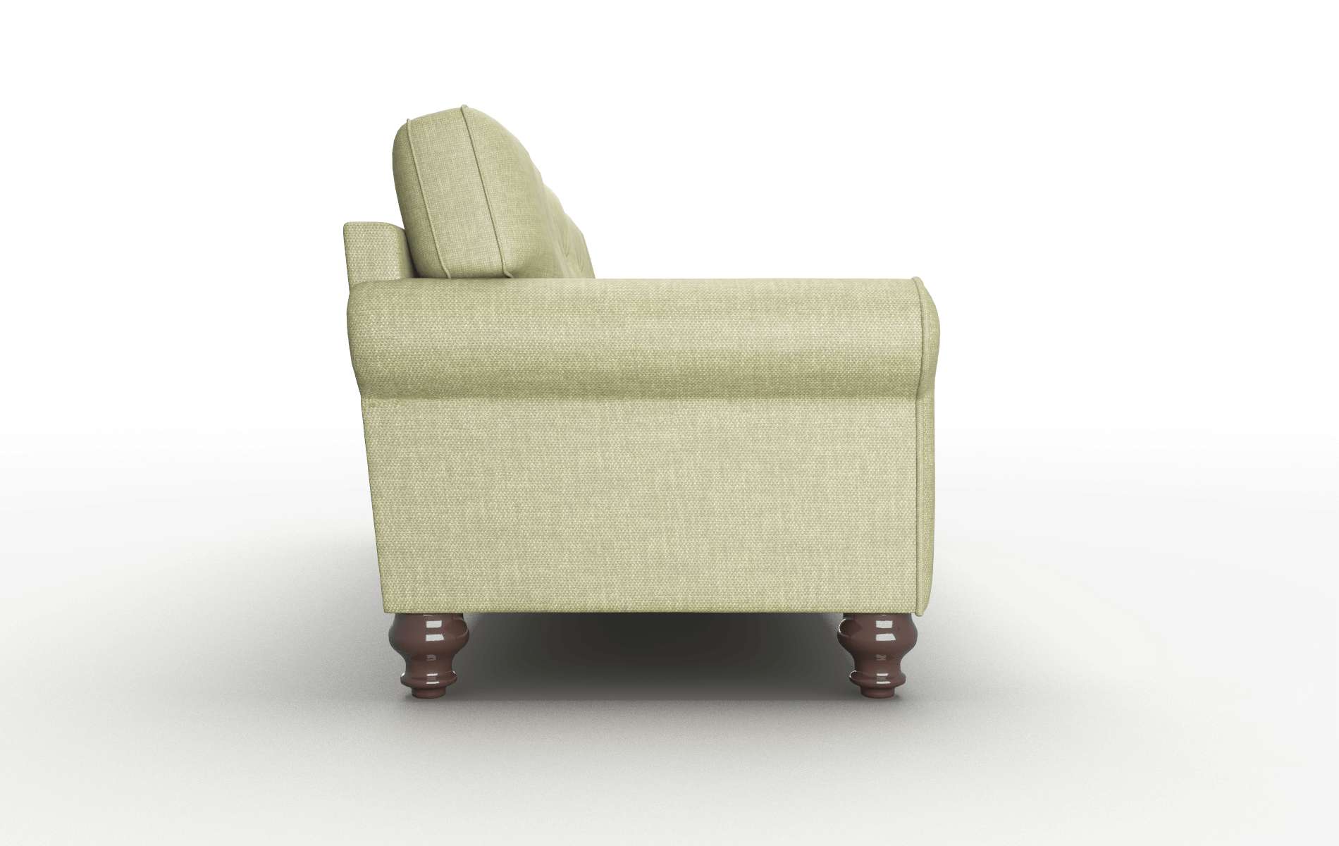 Farah Durham Lime Sofa espresso legs 3