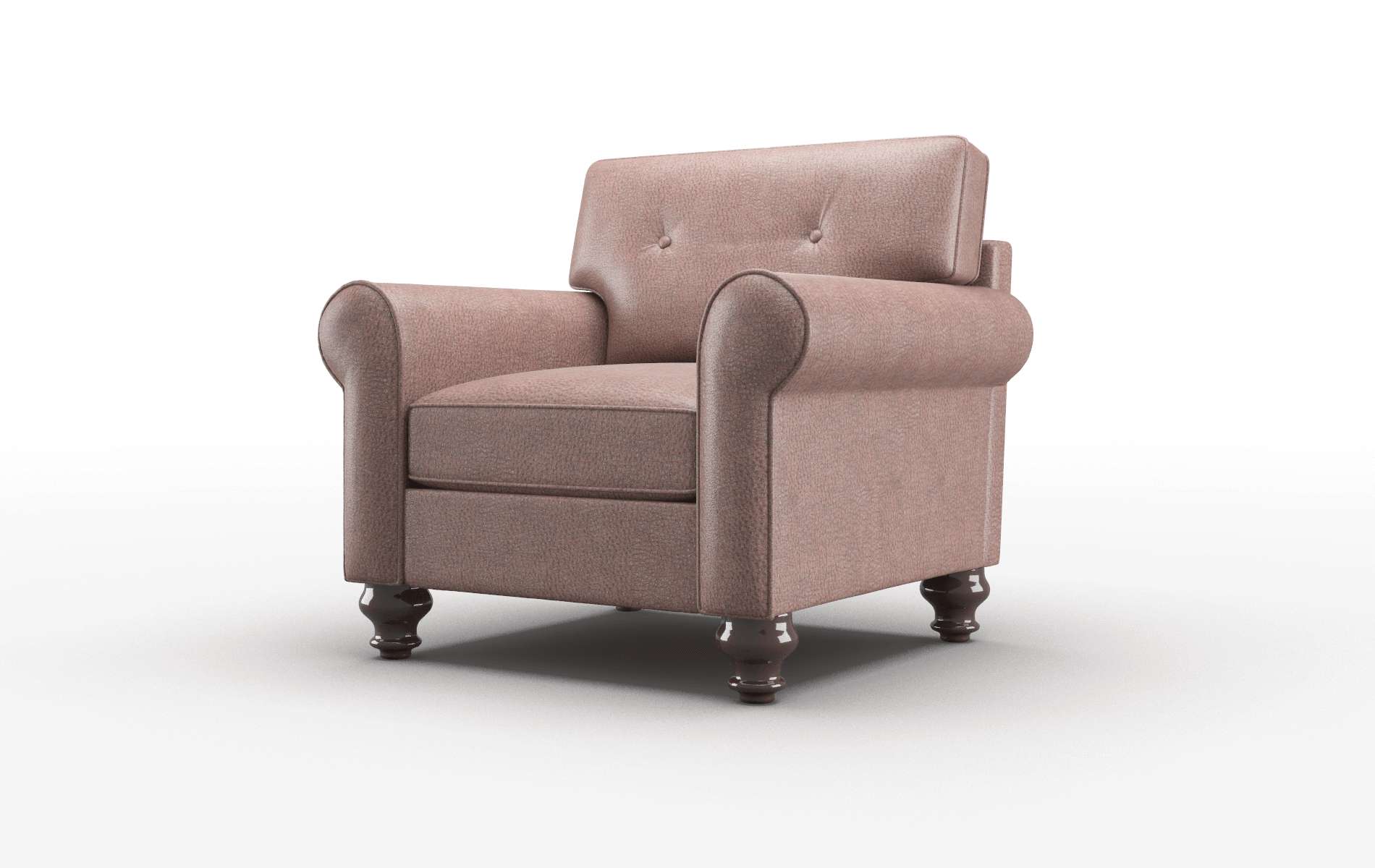 Farah Ford Brown Chair espresso legs 4
