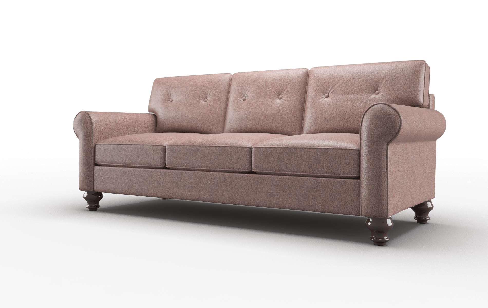Farah Ford Brown Sofa espresso legs 4