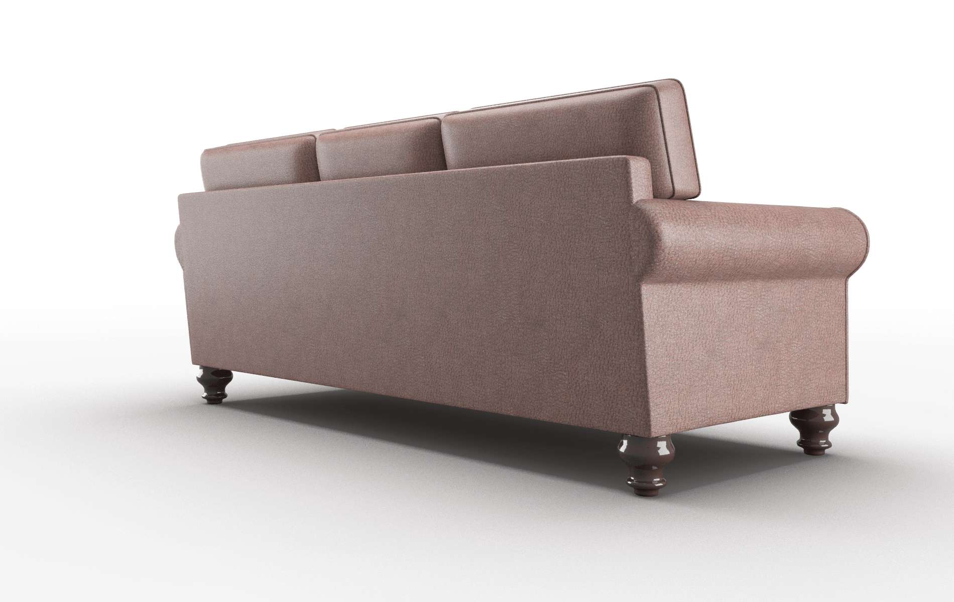 Farah Ford Brown Sofa espresso legs 5