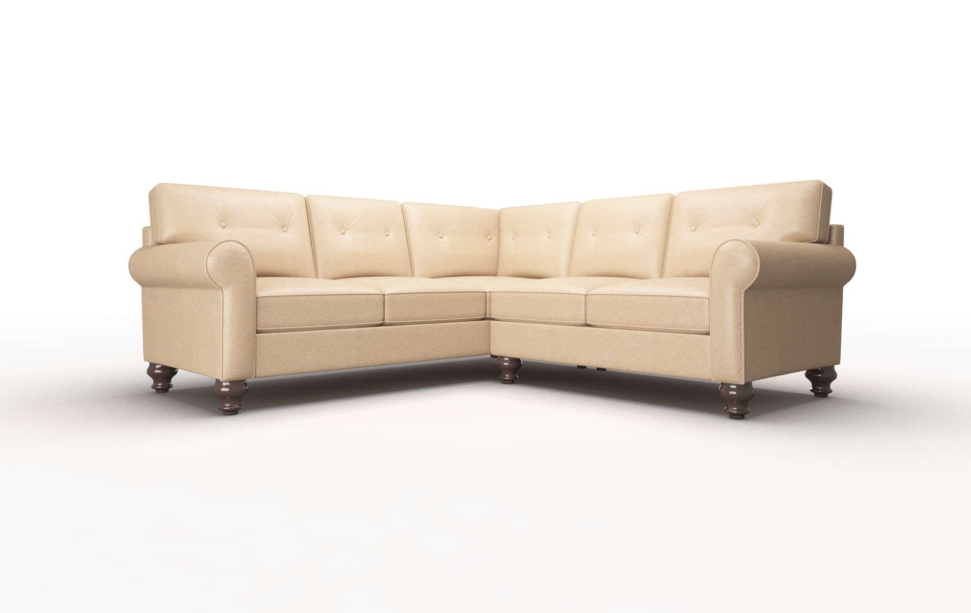 Farah Ford dune Sectional Espresso Legs  1