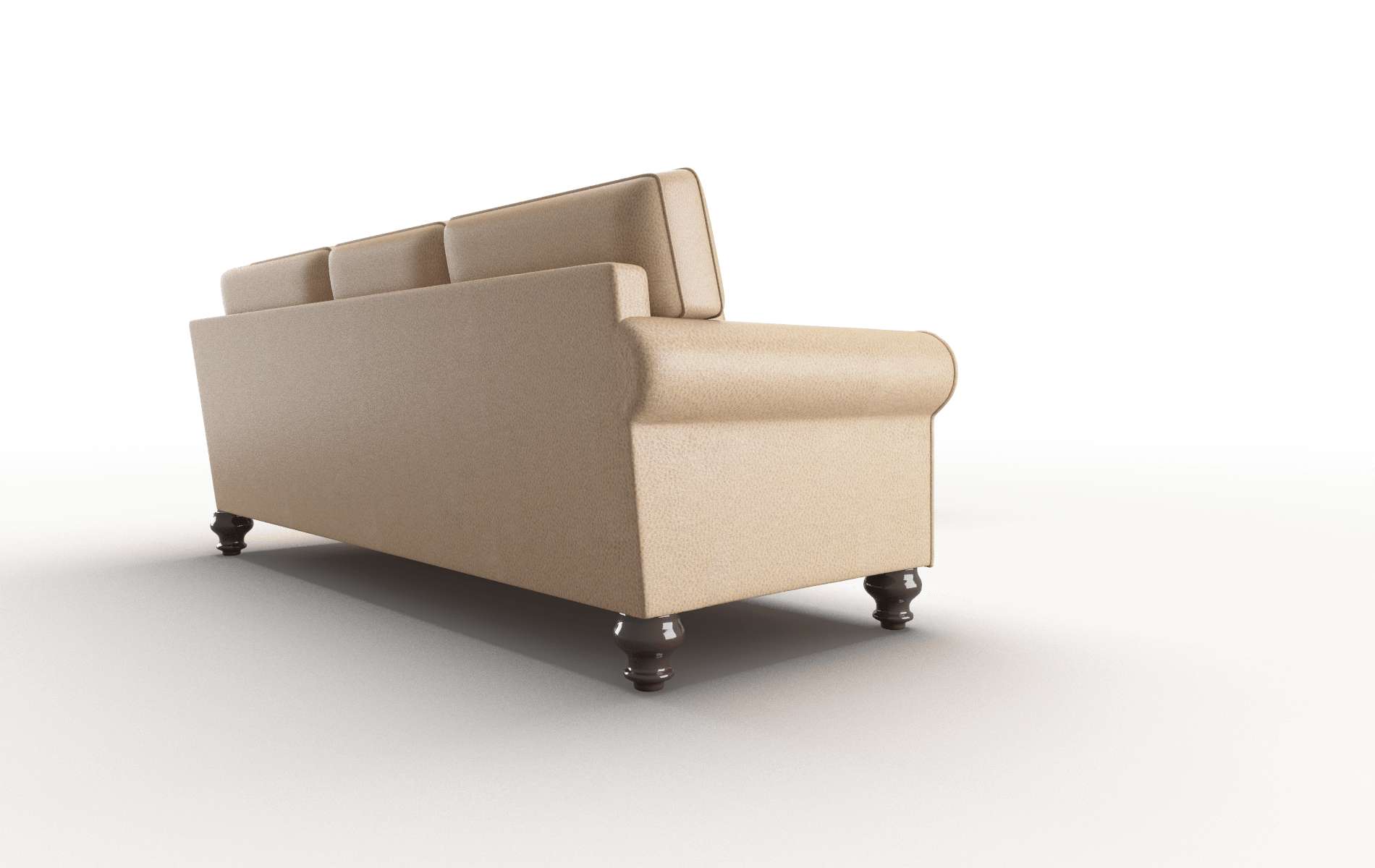Farah Ford Dune Sectional espresso legs 3