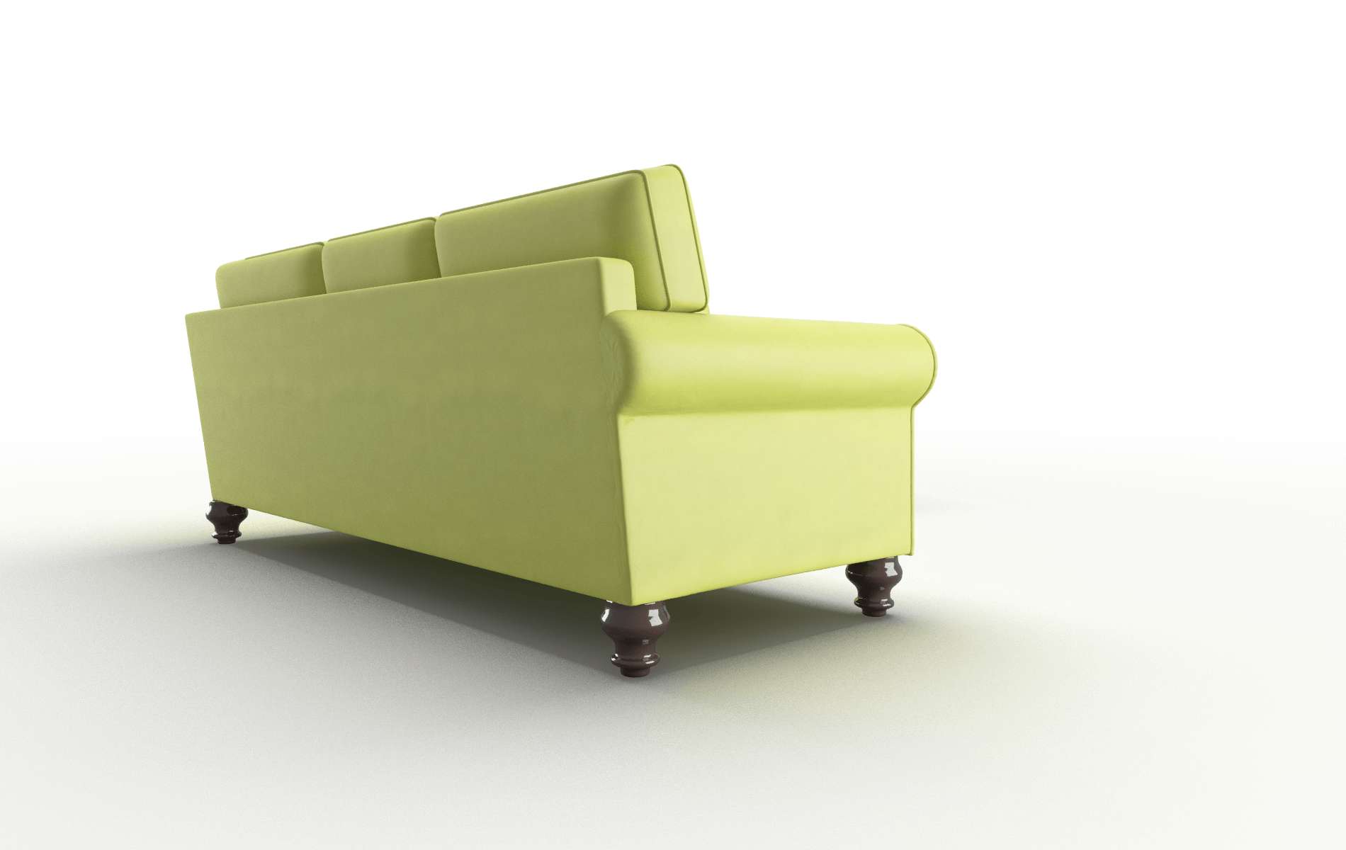 Farah Hathaway Apple Sectional espresso legs 3