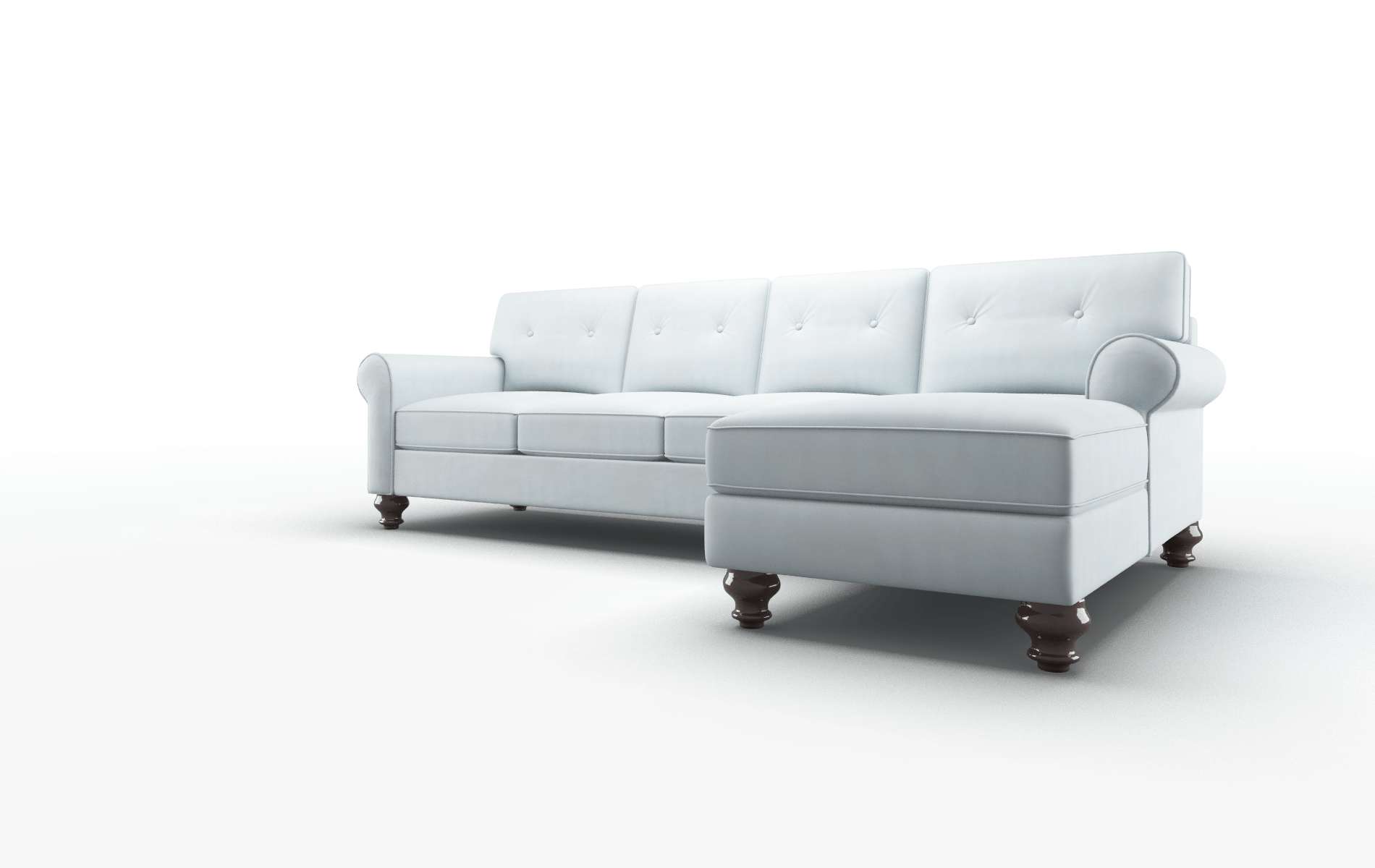 Farah Hathaway Aqua Panel espresso legs 4