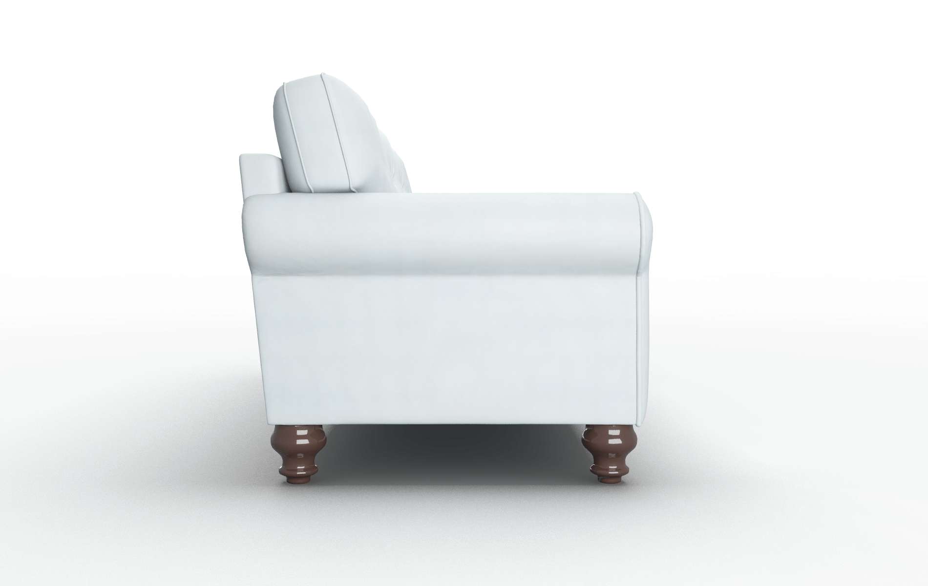 Farah Hathaway Aqua Sofa espresso legs 3