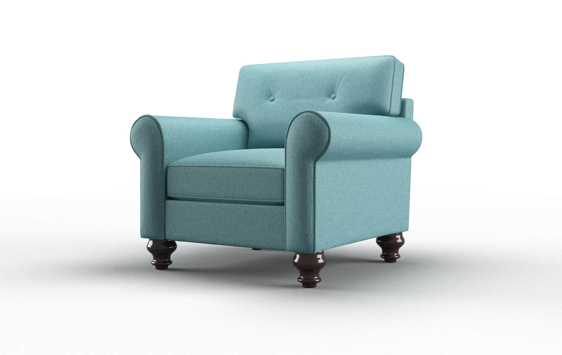 Farah Hepburn_hrp Emerald Chair espresso legs 4