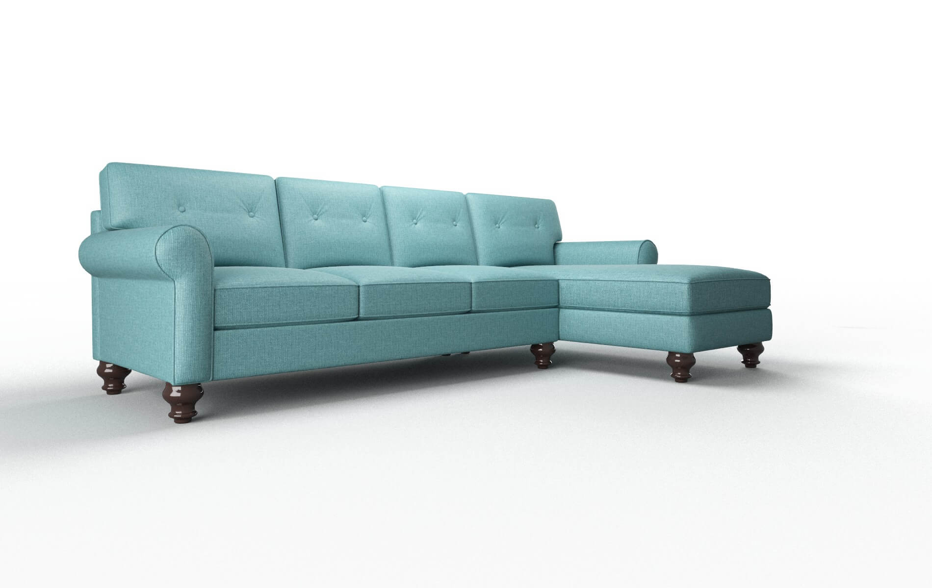 Farah Hepburn_hrp Emerald Panel espresso legs 2