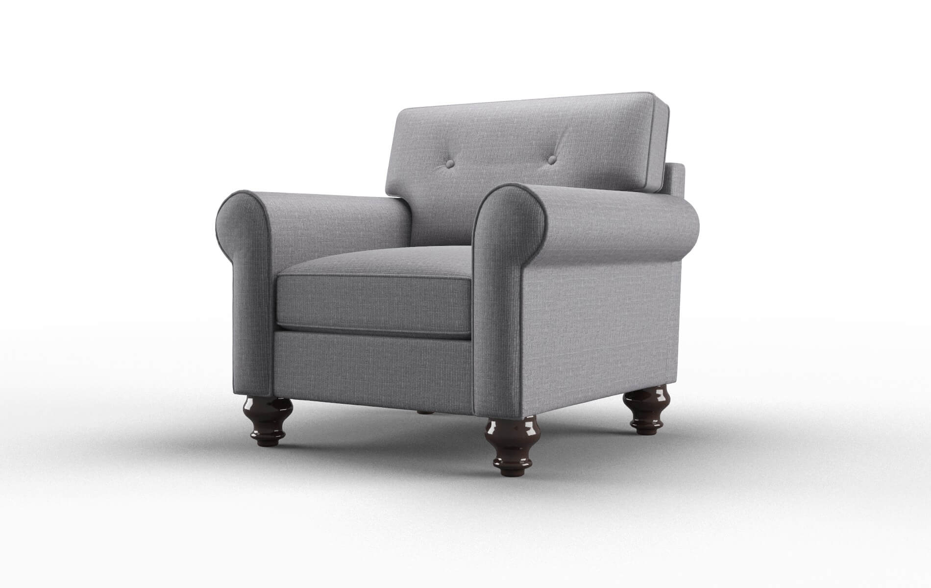 Farah Insight Denim Chair espresso legs 4