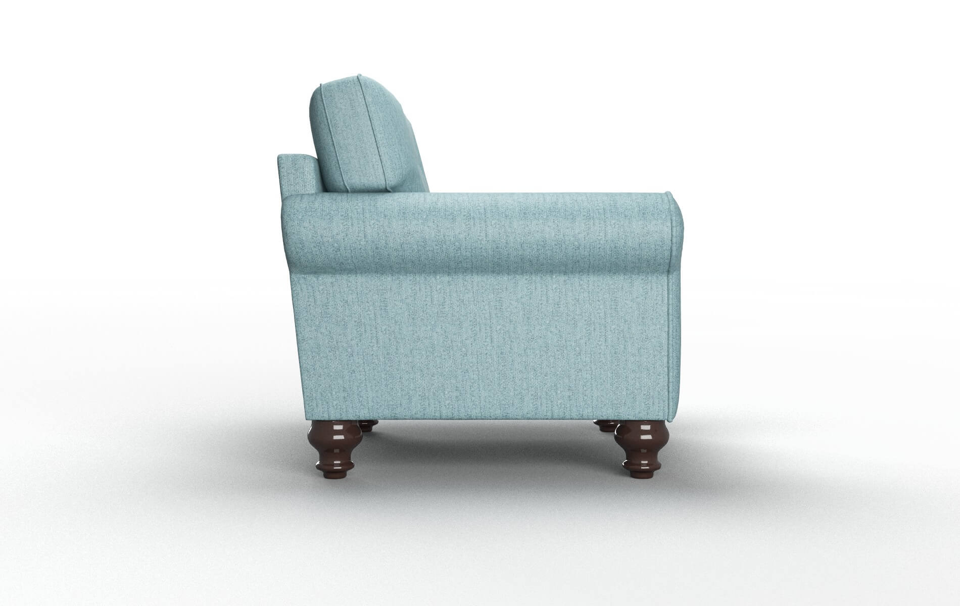 Farah Insight Peacock Chair espresso legs 3