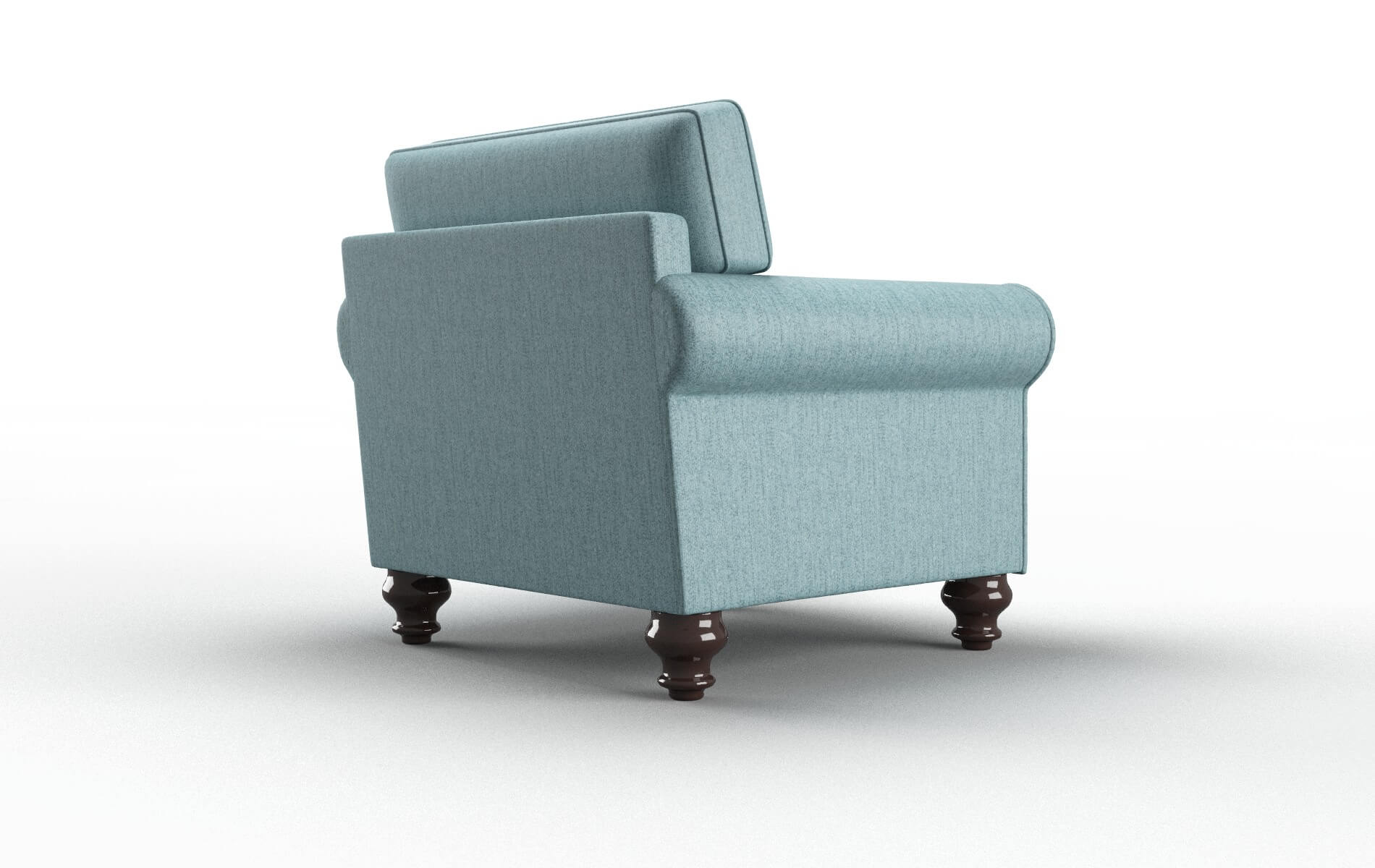 Farah Insight Peacock Chair espresso legs 5